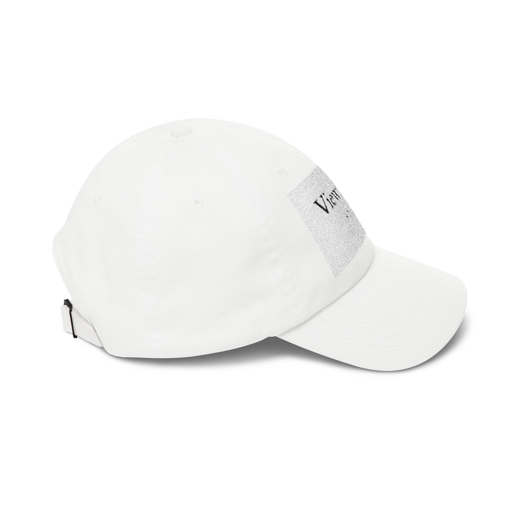 Dad Cap — "View From Above" Minimal Patch Baseball Hat