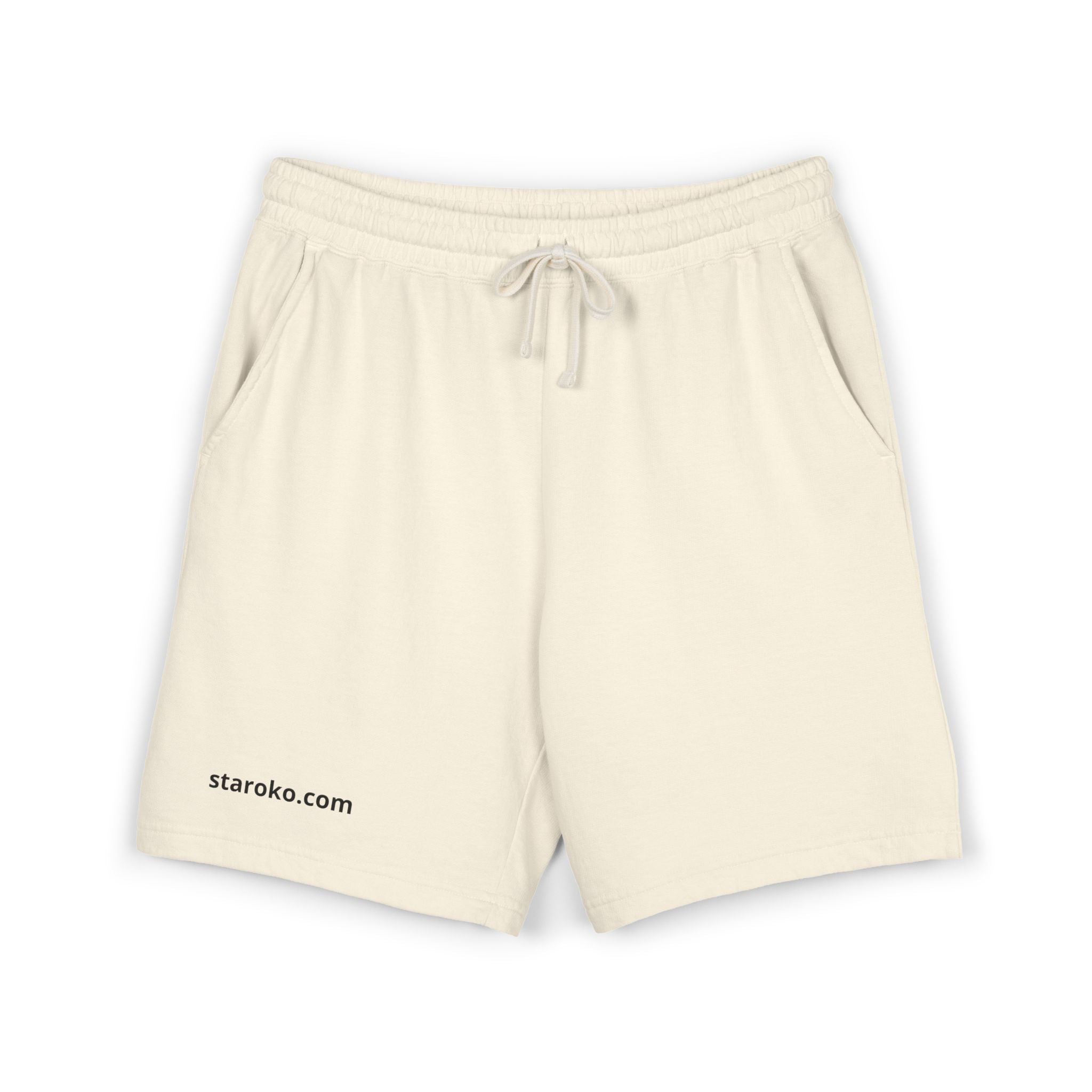 Lightweight Fleece Sweat Shorts — Garment-Dyed Casual Lounge Shorts