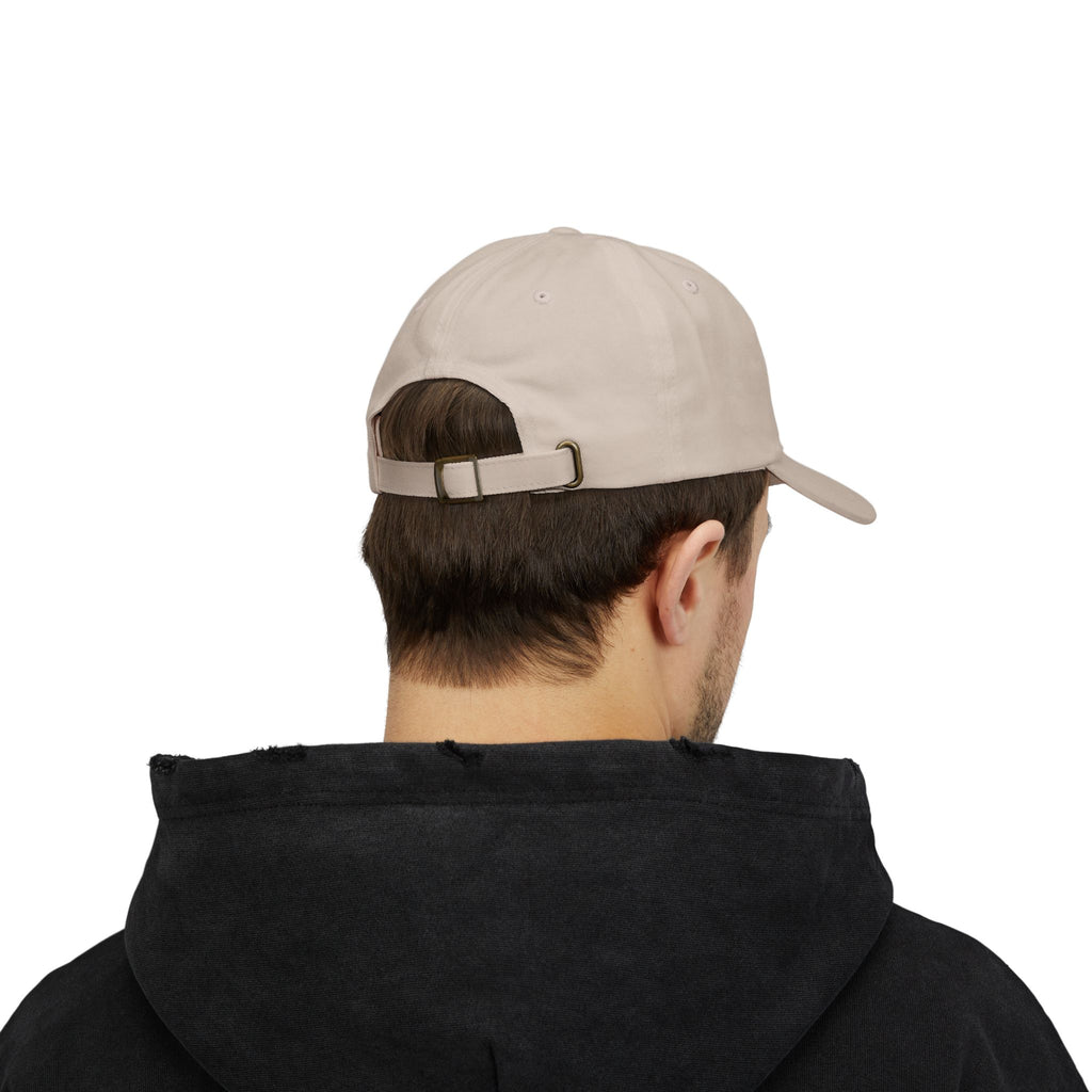 Love Your Fate Dad Cap – Minimal Embroidered White Baseball Hat