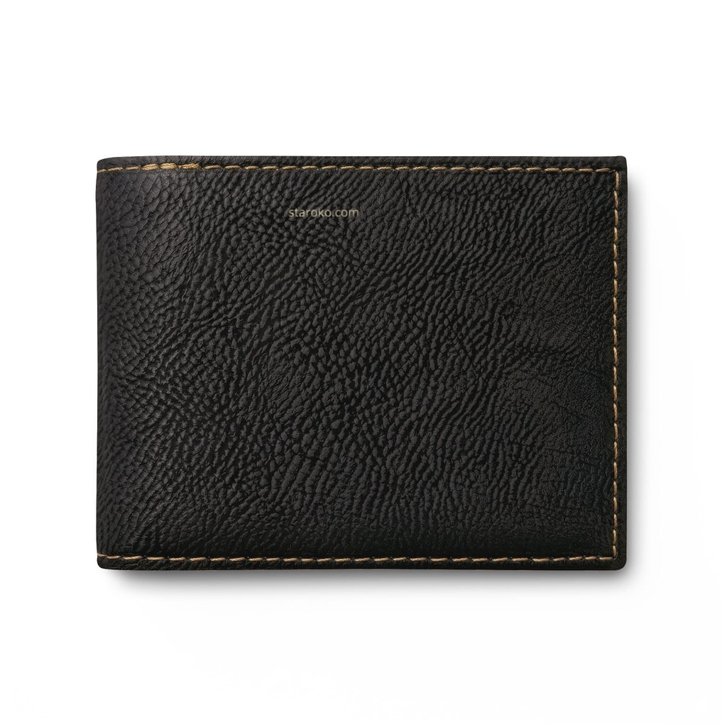 Slim Bi-Fold Wallet — Minimal Leather Flip Wallet