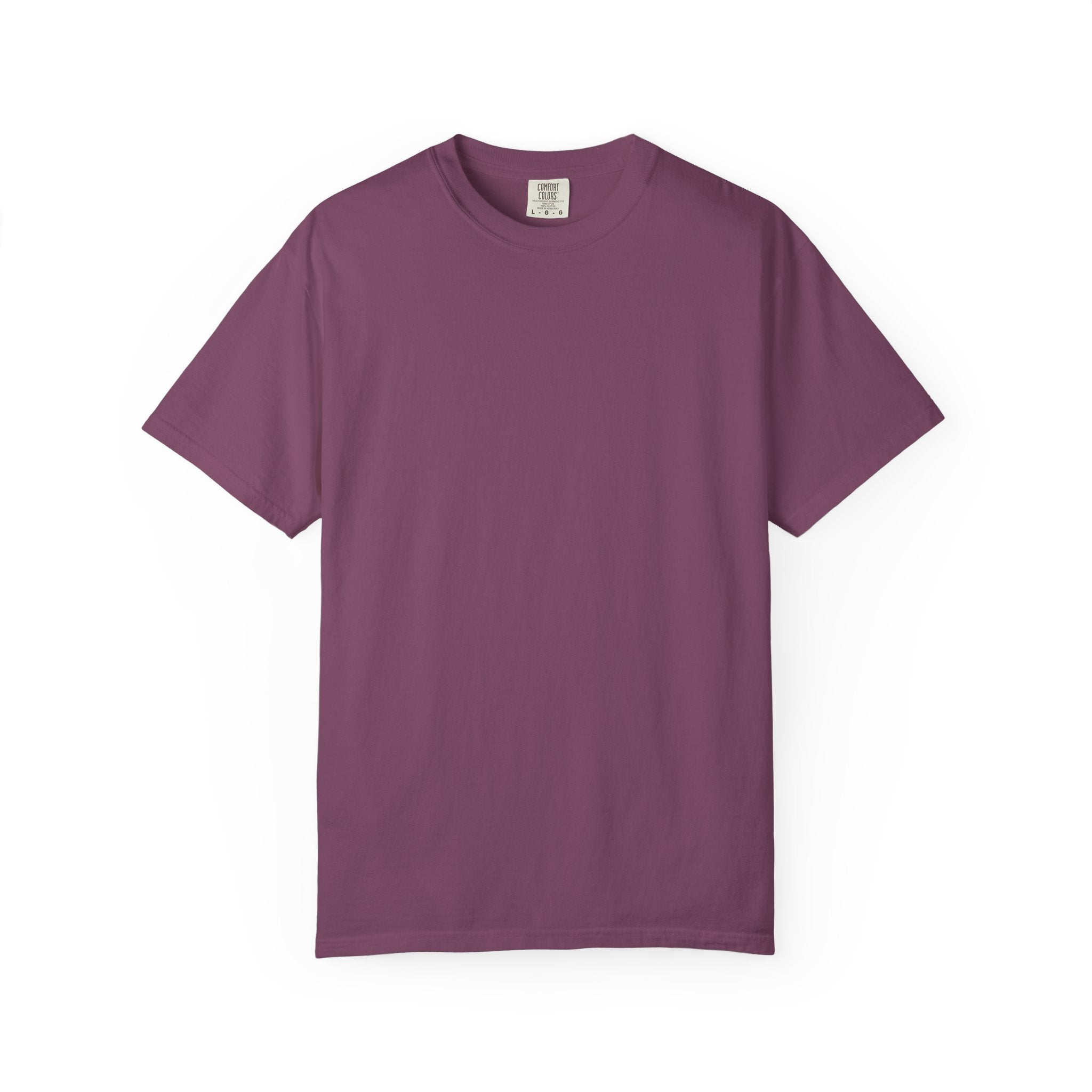 Classic Blank Garment-Dyed T-Shirt — Minimal Crew Tee