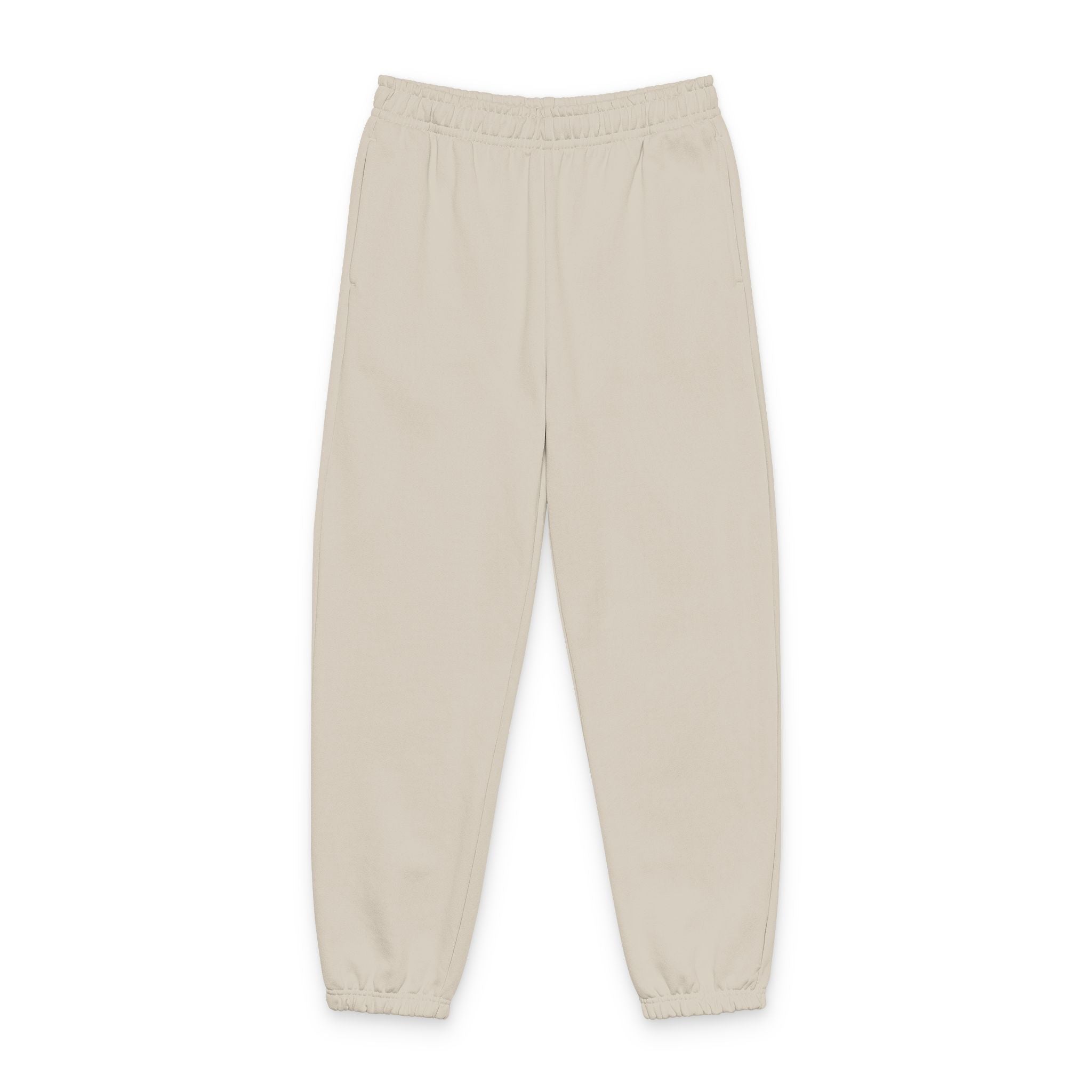 Beige Heavyweight Sweatpants — Cozy Everyday Lounge Joggers