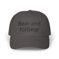 Dad Cap — "Bear and Forbear" Embroidered Cotton Hat
