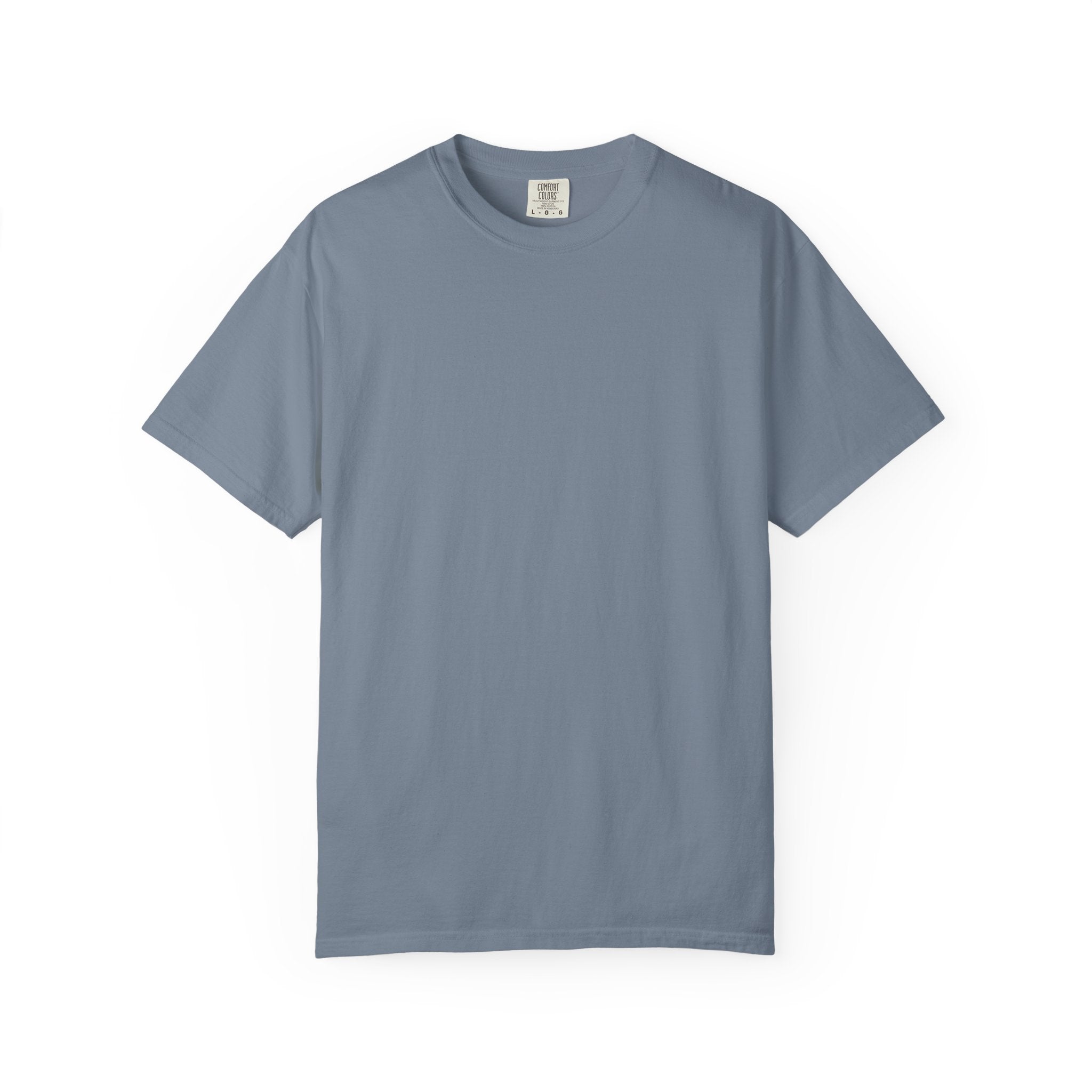 Classic Blank Garment-Dyed T-Shirt — Minimal Crew Tee