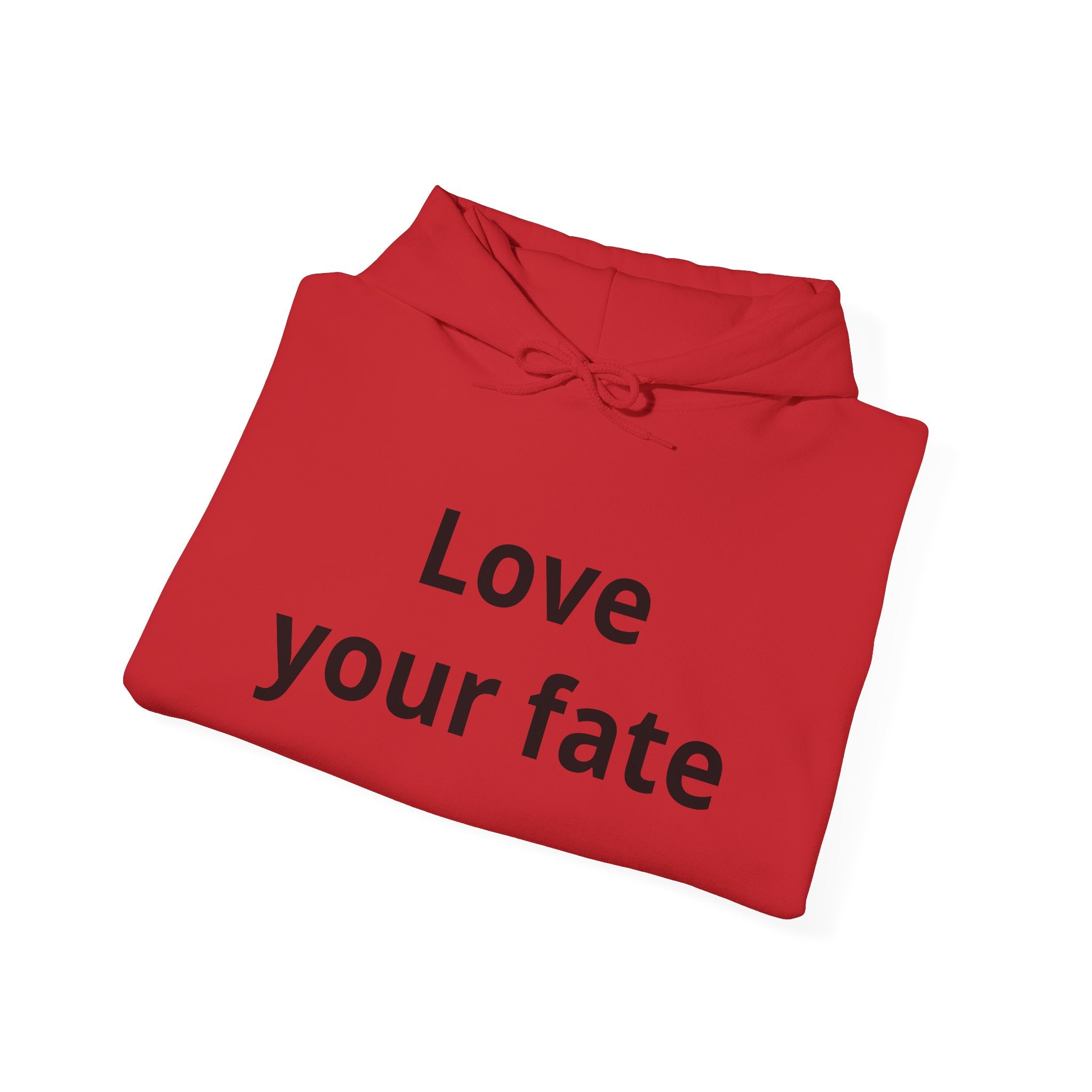 Love Your Fate Hoodie — Inspirational Minimalist Slogan Pullover