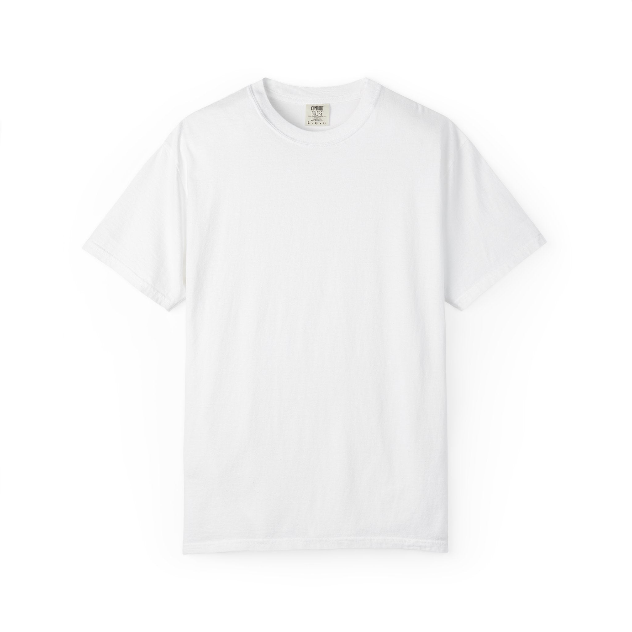 Classic Blank Garment-Dyed T-Shirt — Minimal Crew Tee
