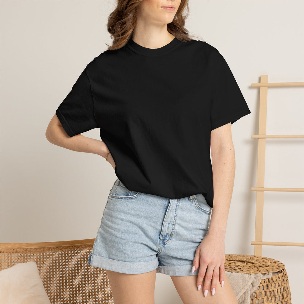 Classic Blank Garment-Dyed T-Shirt — Minimal Crew Tee