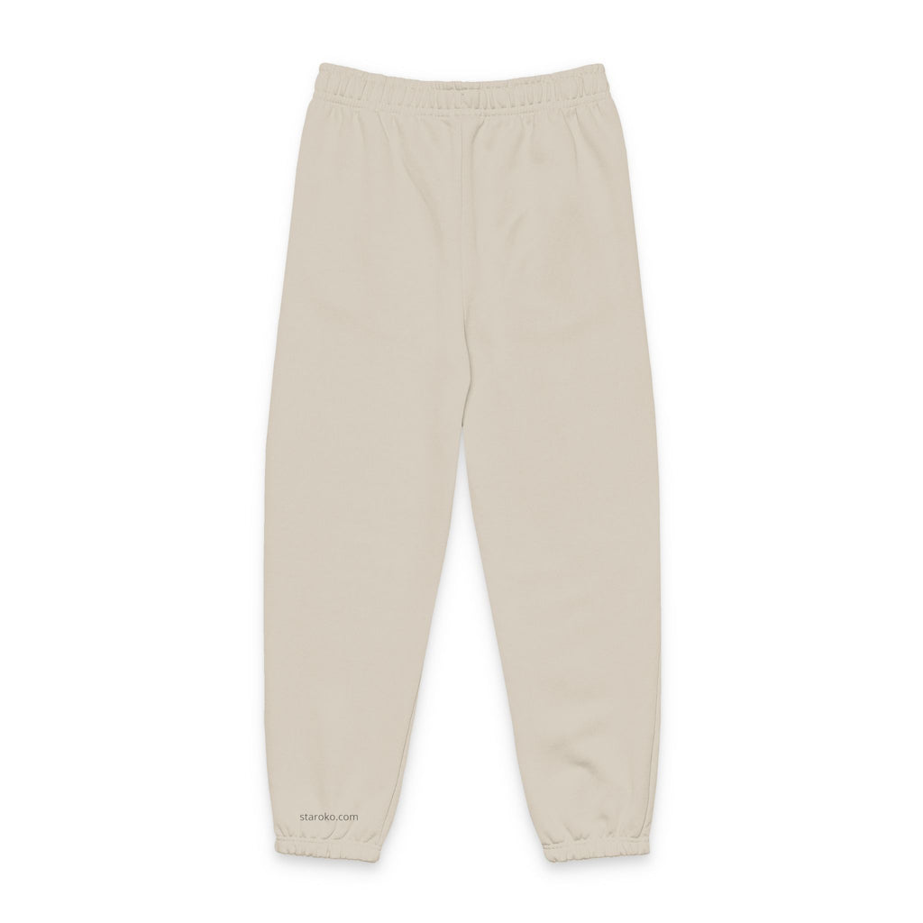 Beige Heavyweight Sweatpants — Cozy Everyday Lounge Joggers
