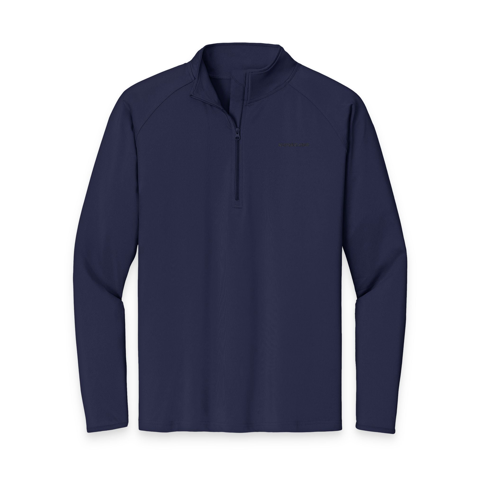 Embroidered Men's Quarter-Zip Pullover — Lightweight Sport-Wick Performance