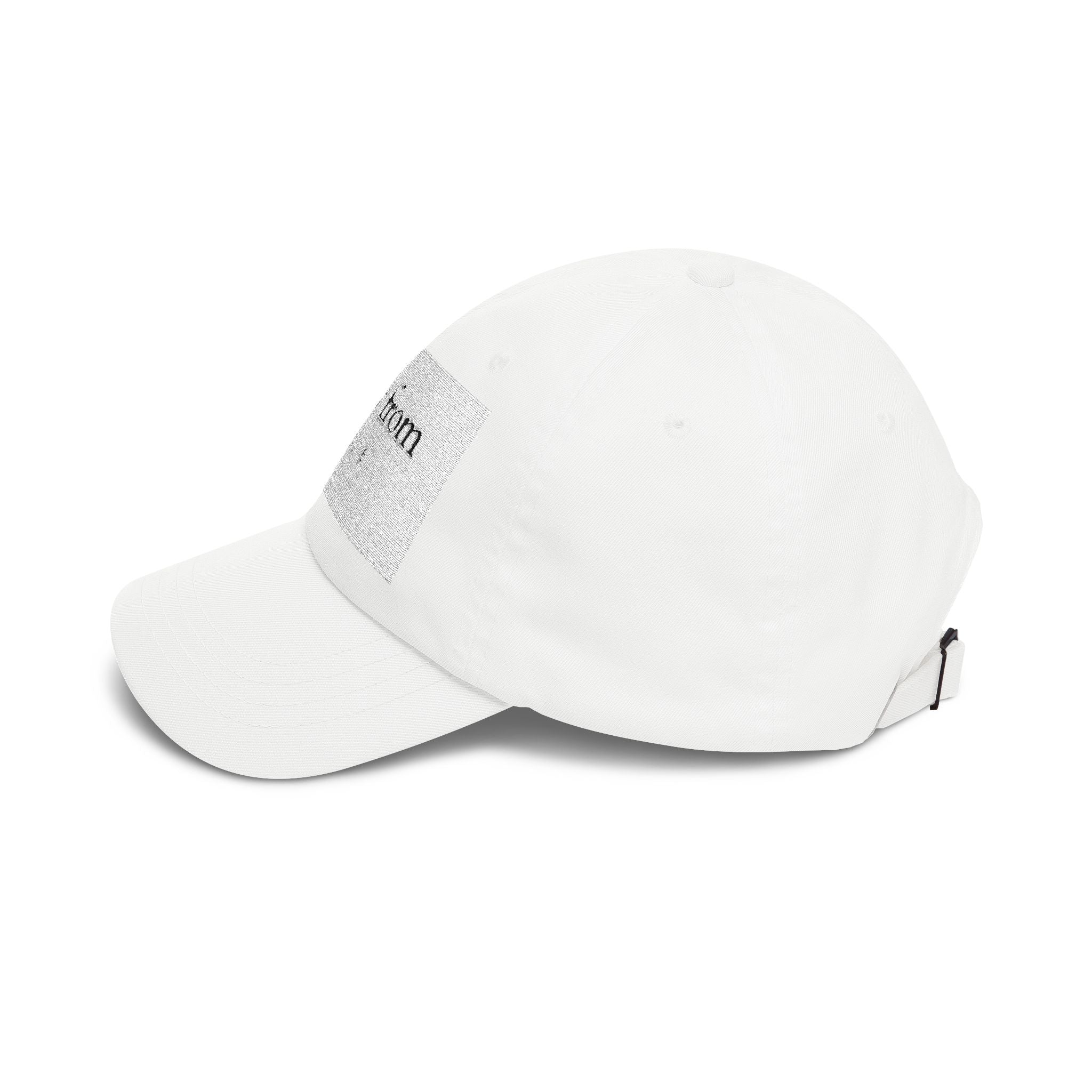 Dad Cap — "View From Above" Minimal Patch Baseball Hat