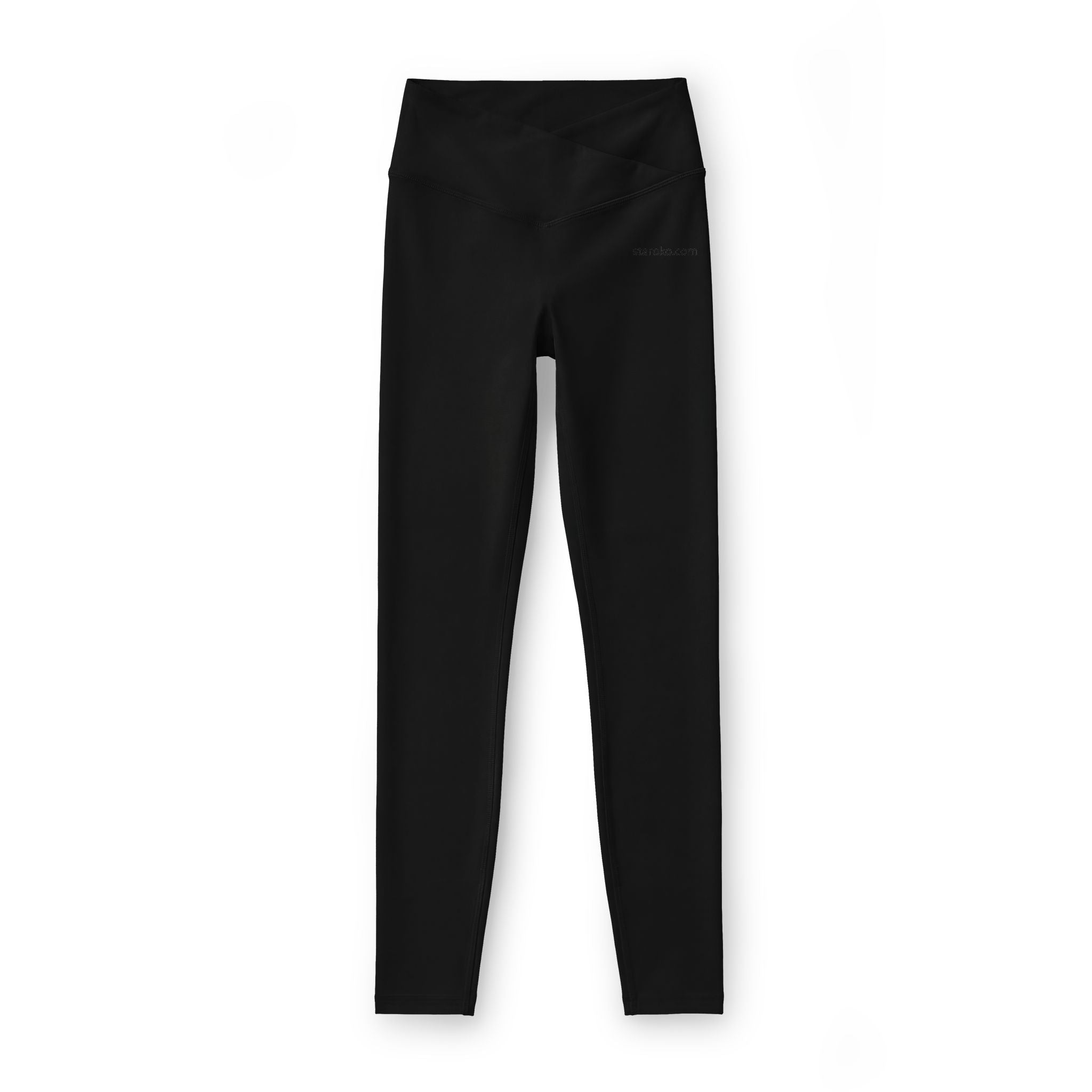 Women’s Luxe Leggings — High-Waist V-Cut Black Activewear Leggings