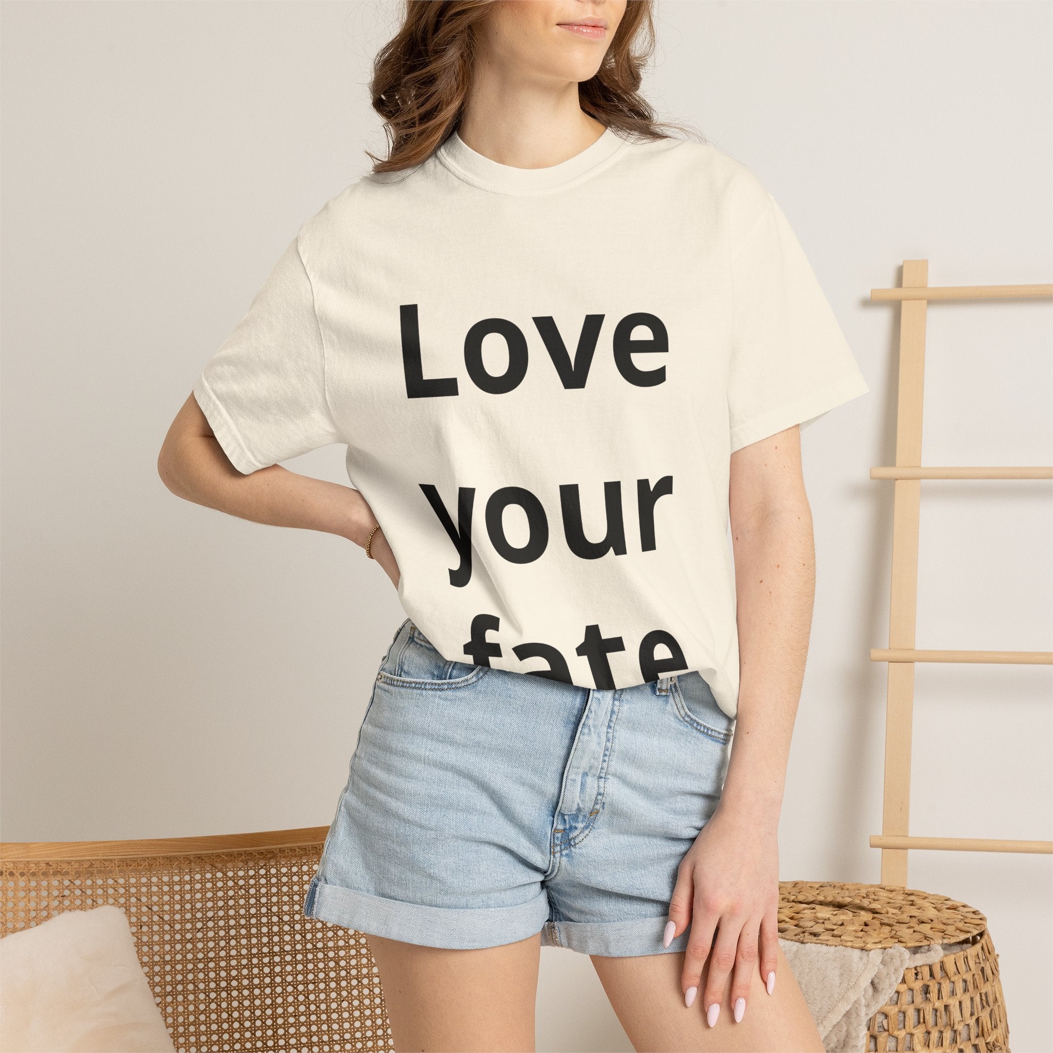 Love Your Fate T-Shirt — Minimal Inspirational Quote Tee
