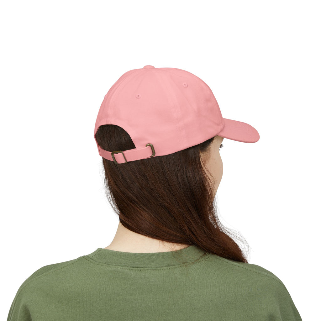 Love Your Fate Dad Cap – Minimal Embroidered White Baseball Hat