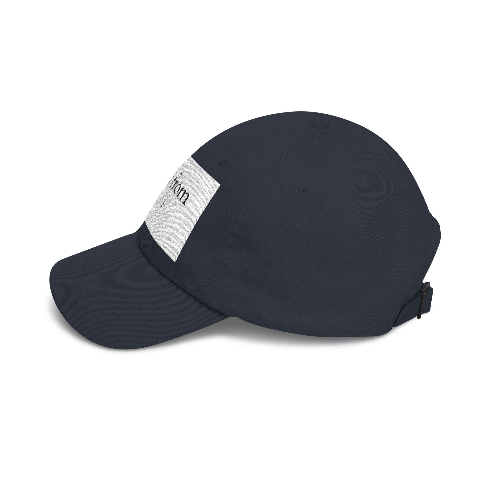 Dad Cap — "View From Above" Minimal Patch Baseball Hat