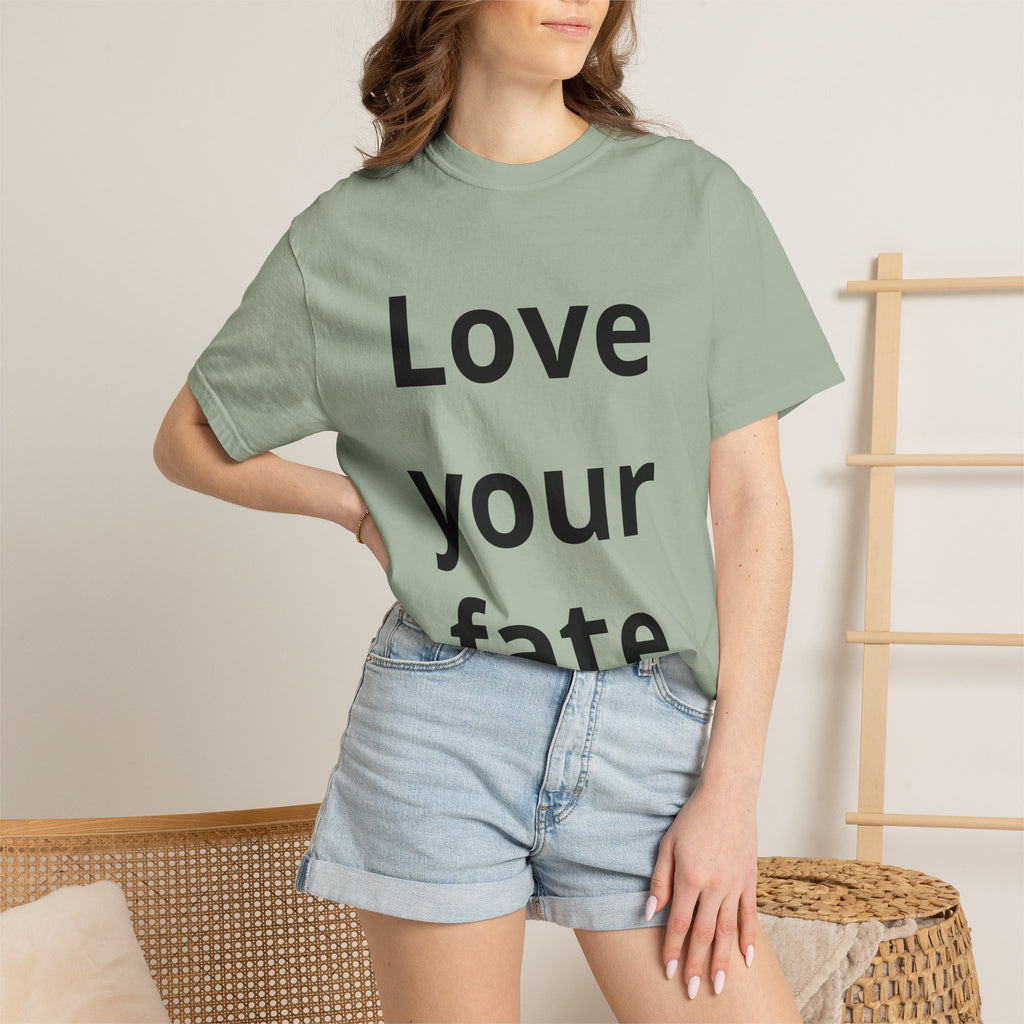 Love Your Fate T-Shirt — Minimal Inspirational Quote Tee