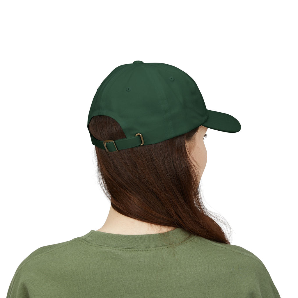 Dad Cap — "Bear and Forbear" Embroidered Cotton Hat