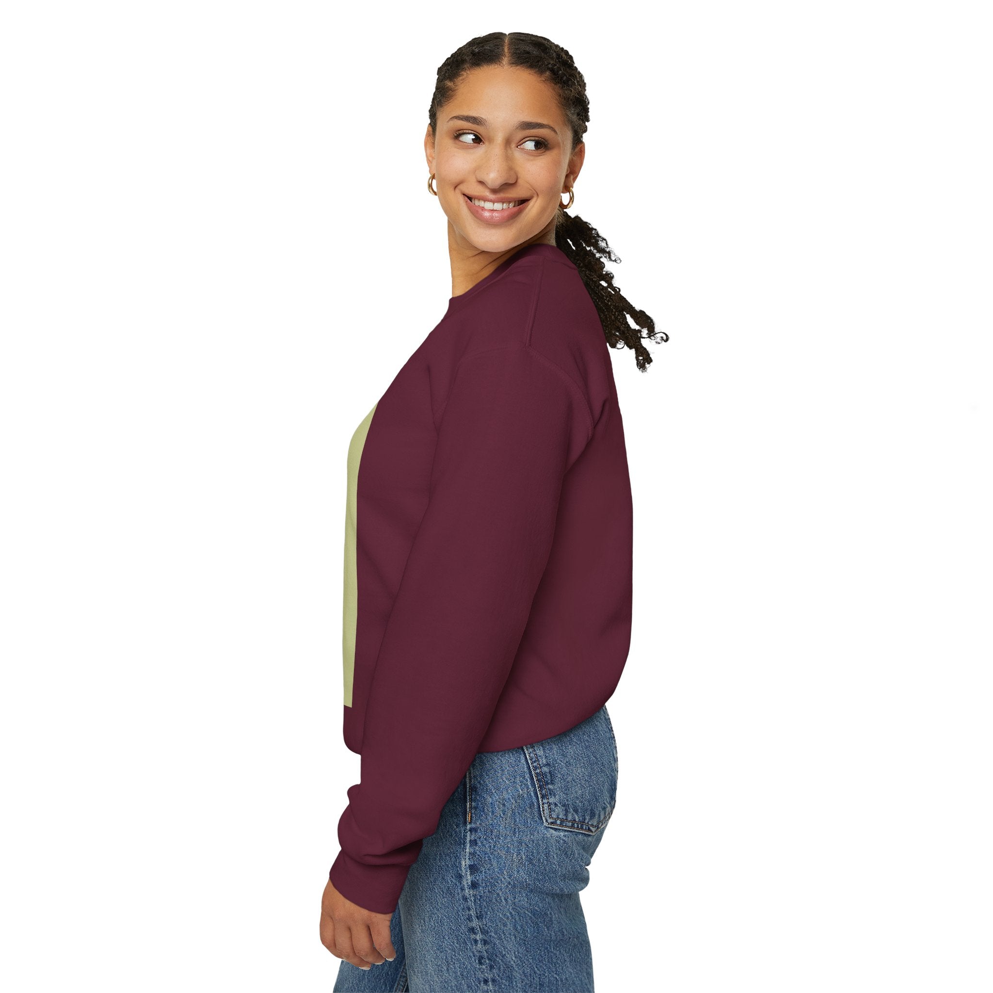 Crewneck Sweatshirt — 'Choose Your Response' Minimalist Motivational Pullover