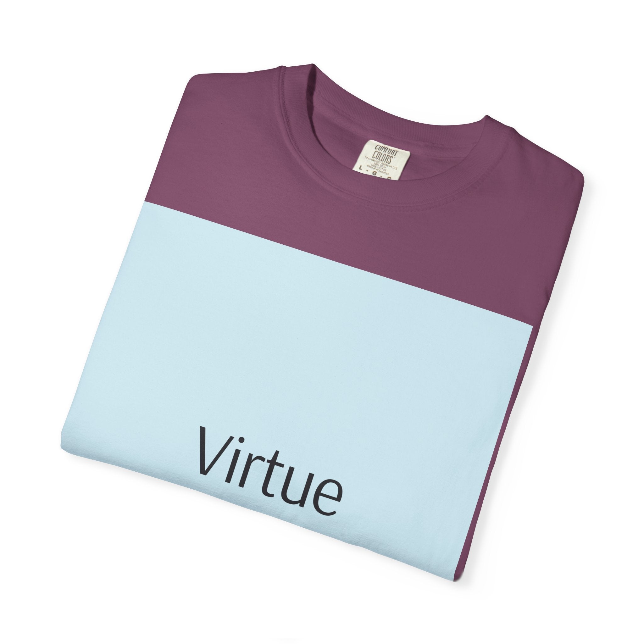 T-Shirt — "Virtue is Sufficient" Minimalist Inspirational Tee
