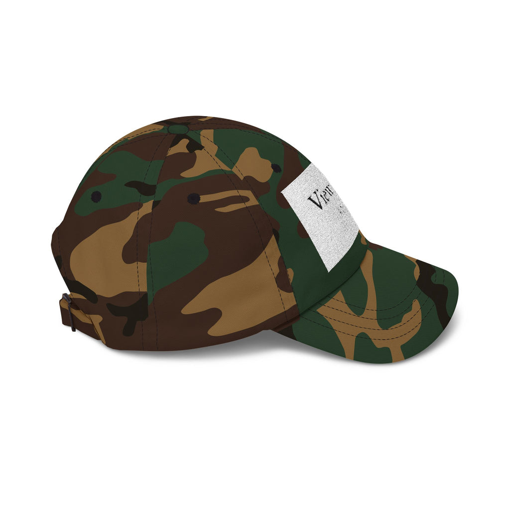 Dad Cap — "View From Above" Minimal Patch Baseball Hat