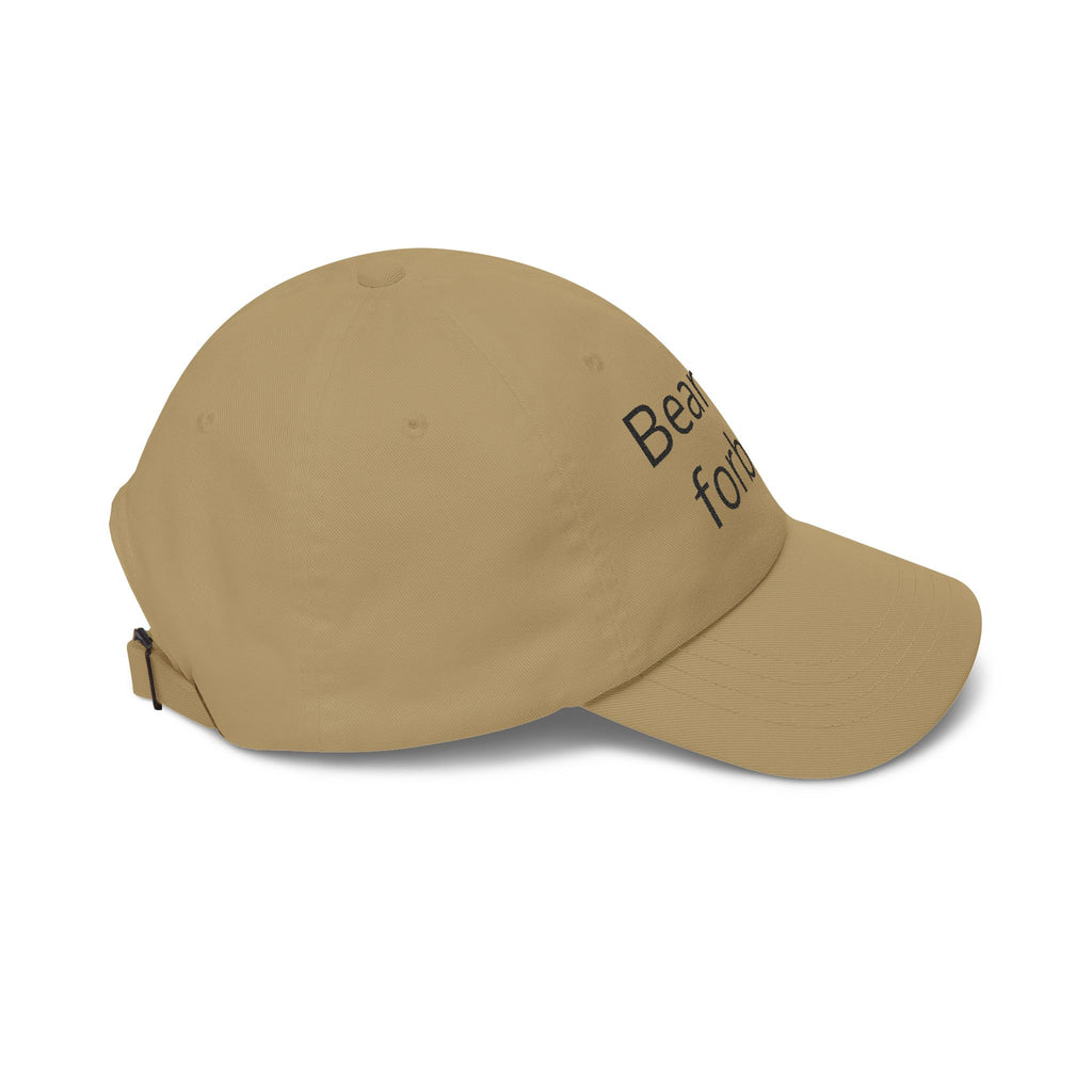 Dad Cap — "Bear and Forbear" Embroidered Cotton Hat