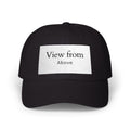 Dad Cap — "View From Above" Minimal Patch Baseball Hat