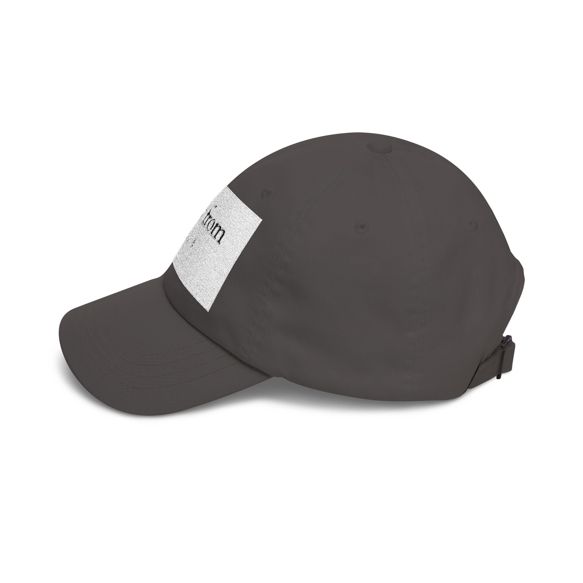 Dad Cap — "View From Above" Minimal Patch Baseball Hat