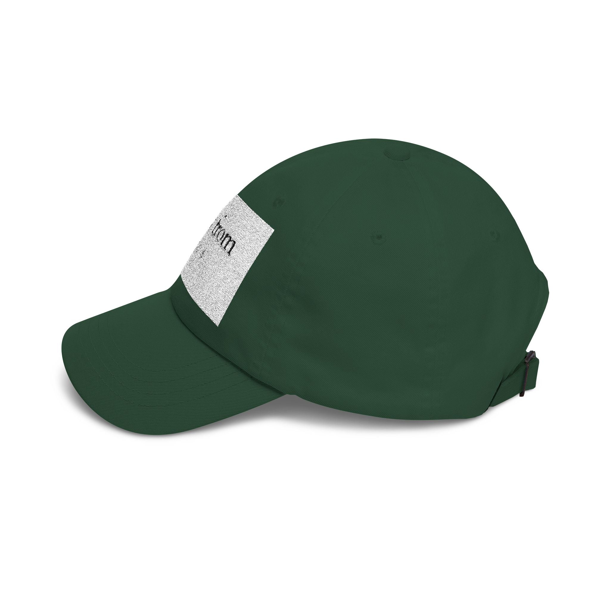 Dad Cap — "View From Above" Minimal Patch Baseball Hat