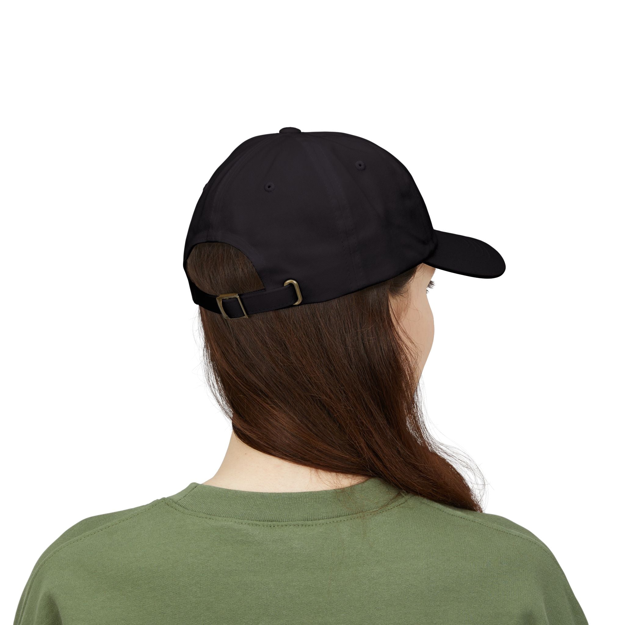 Dad Cap — "View From Above" Minimal Patch Baseball Hat