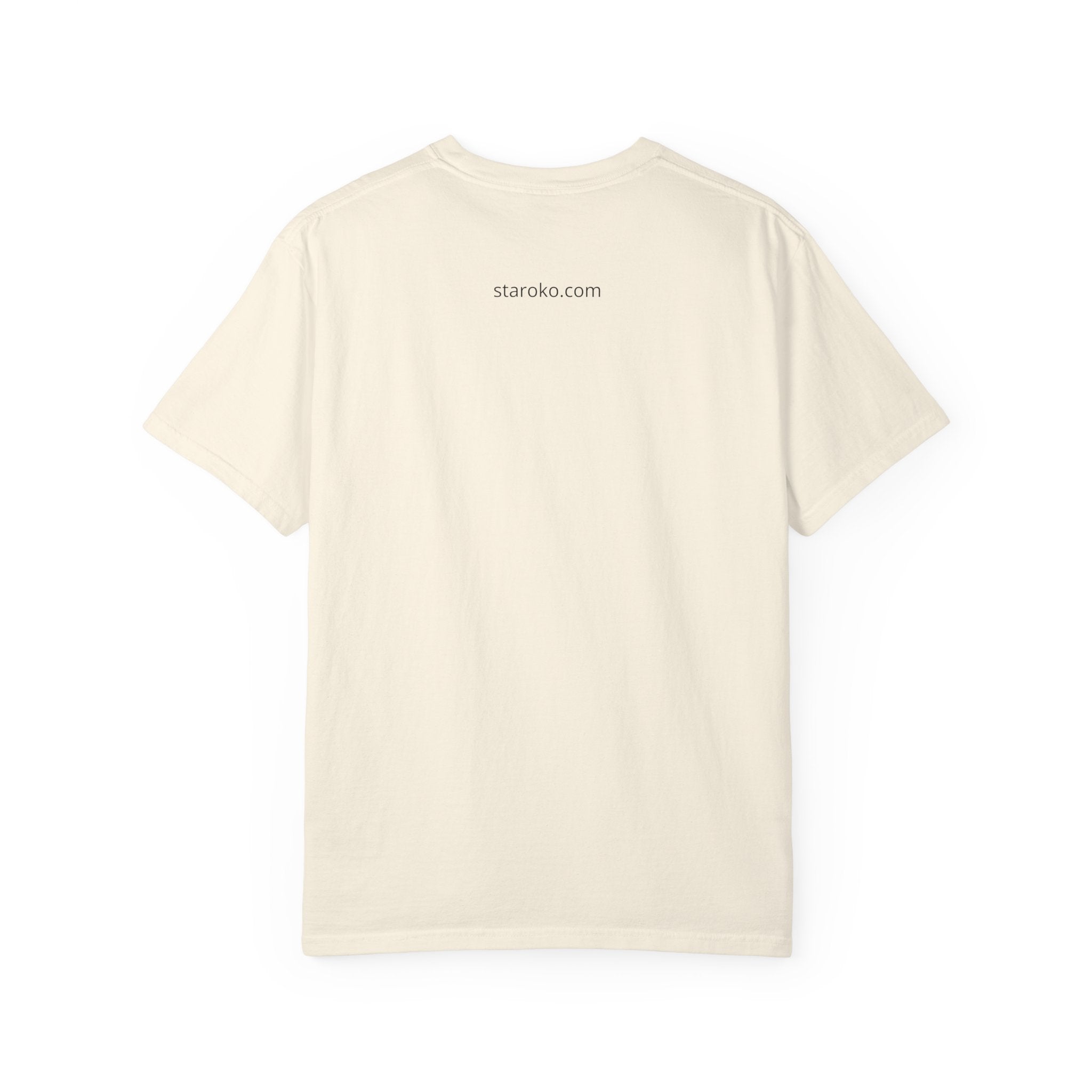 Classic Blank Garment-Dyed T-Shirt — Minimal Crew Tee