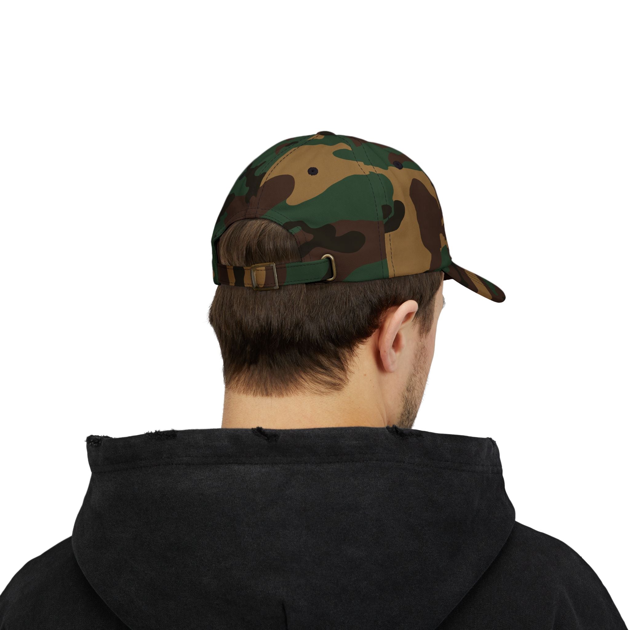 Dad Cap — "View From Above" Minimal Patch Baseball Hat