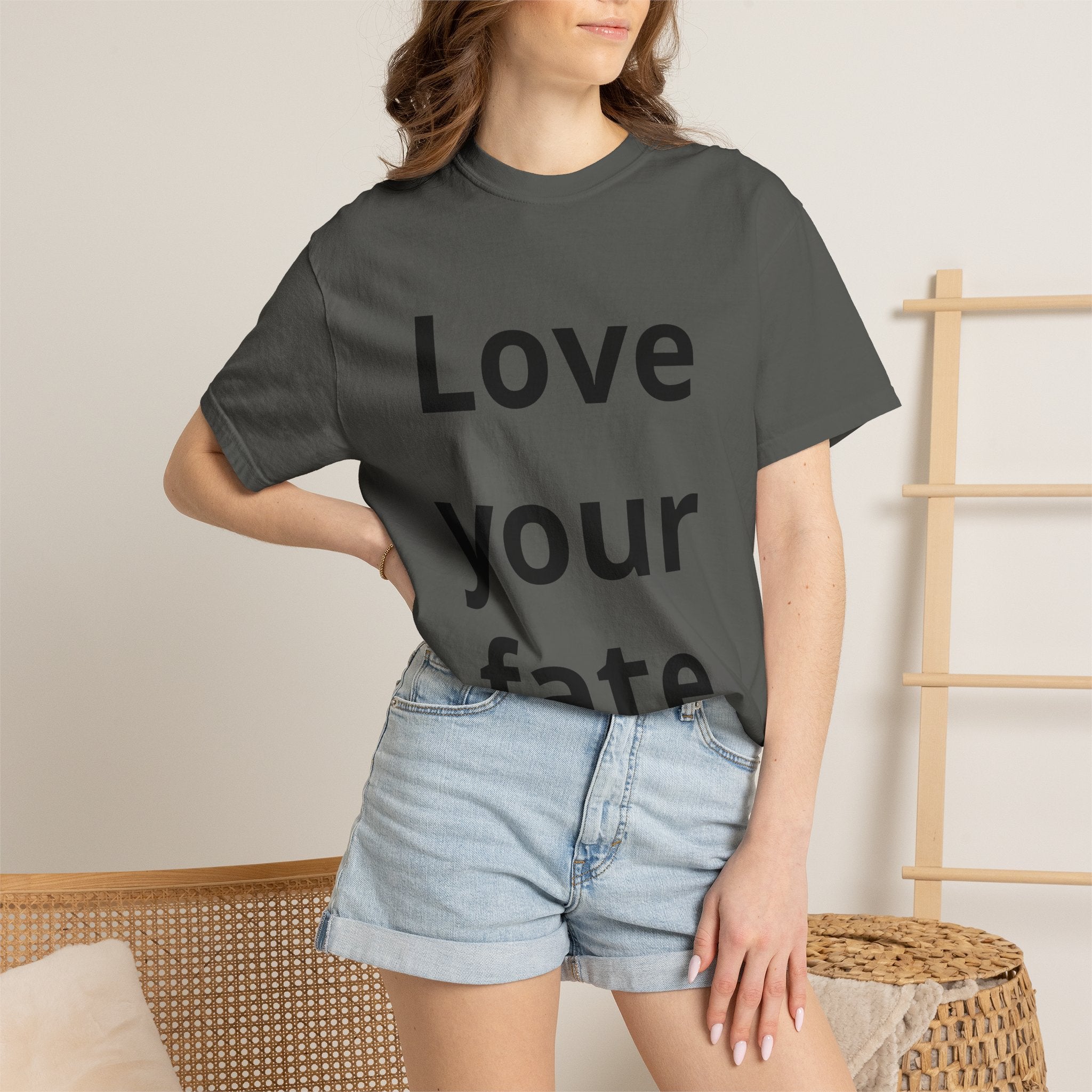 Love Your Fate T-Shirt — Minimal Inspirational Quote Tee