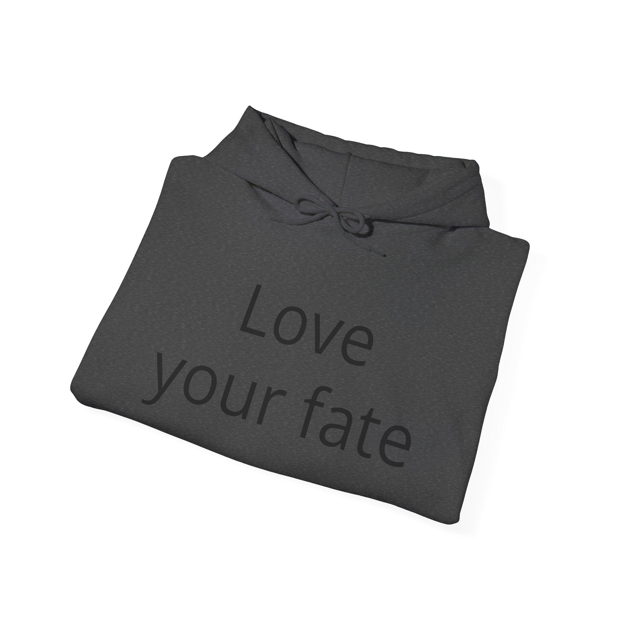 Love Your Fate Hoodie — Inspirational Minimalist Slogan Pullover