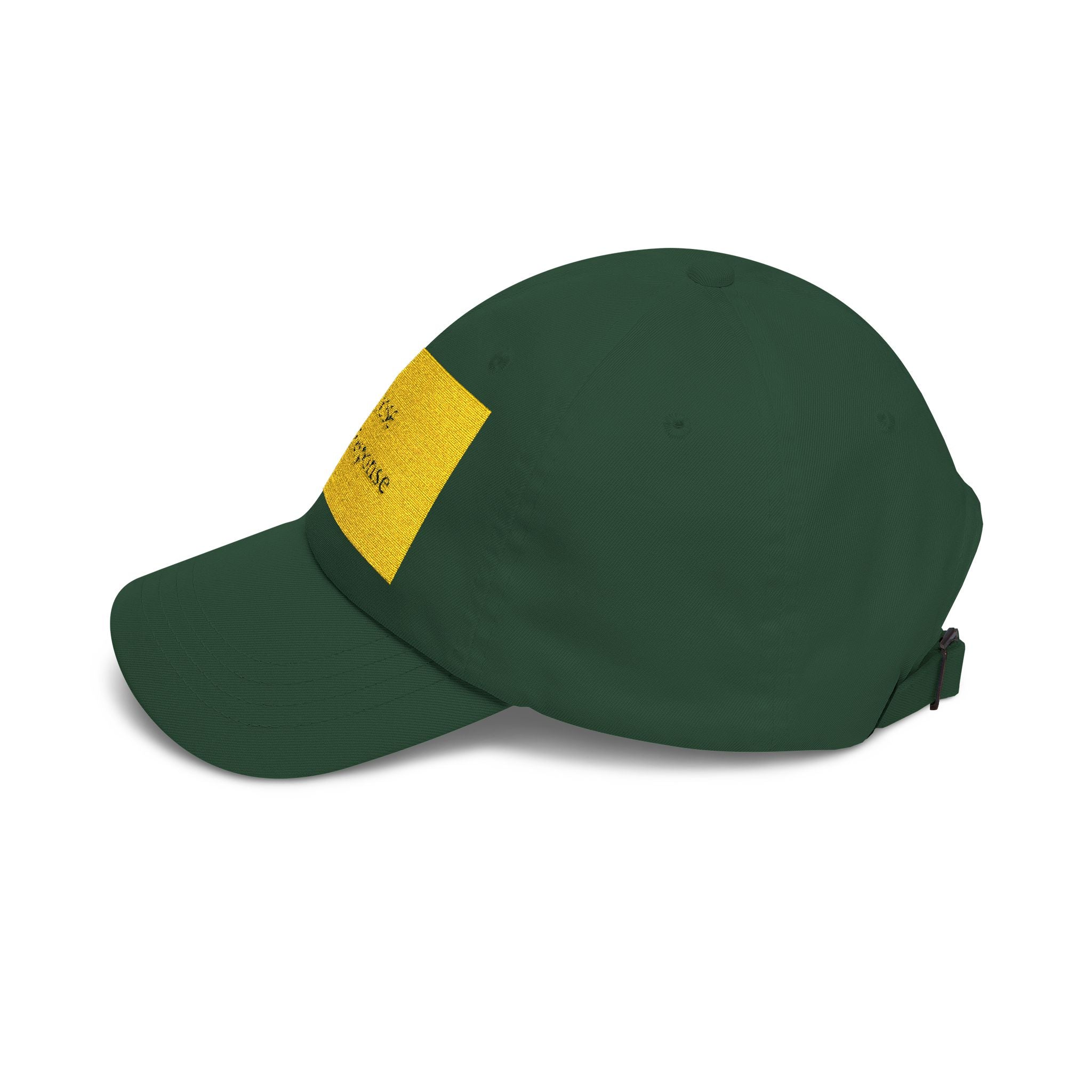 Choose Your Response Dad Cap – White Embroidered Baseball Hat