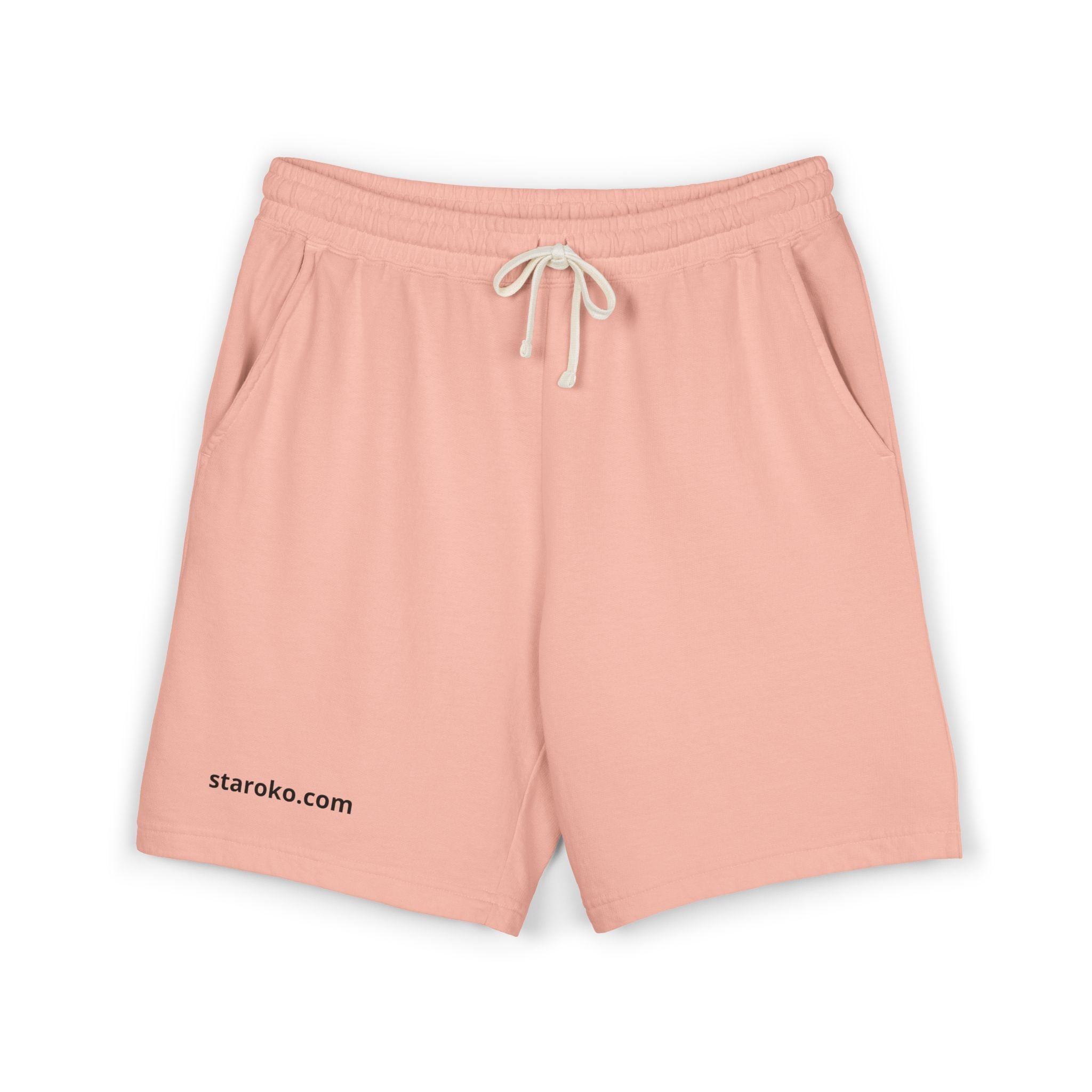 Lightweight Fleece Sweat Shorts — Garment-Dyed Casual Lounge Shorts