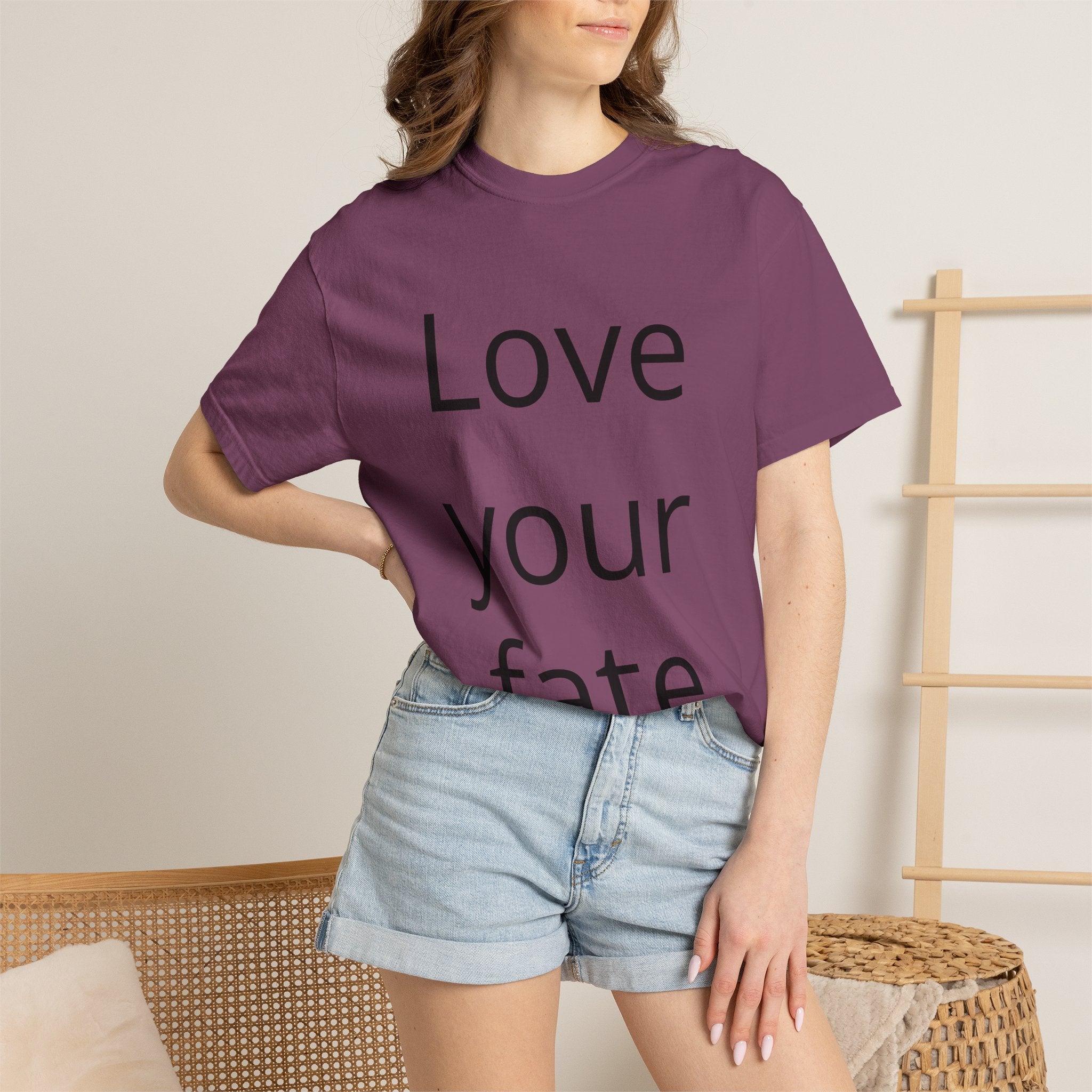 Love Your Fate T-Shirt — Minimal Inspirational Quote Tee