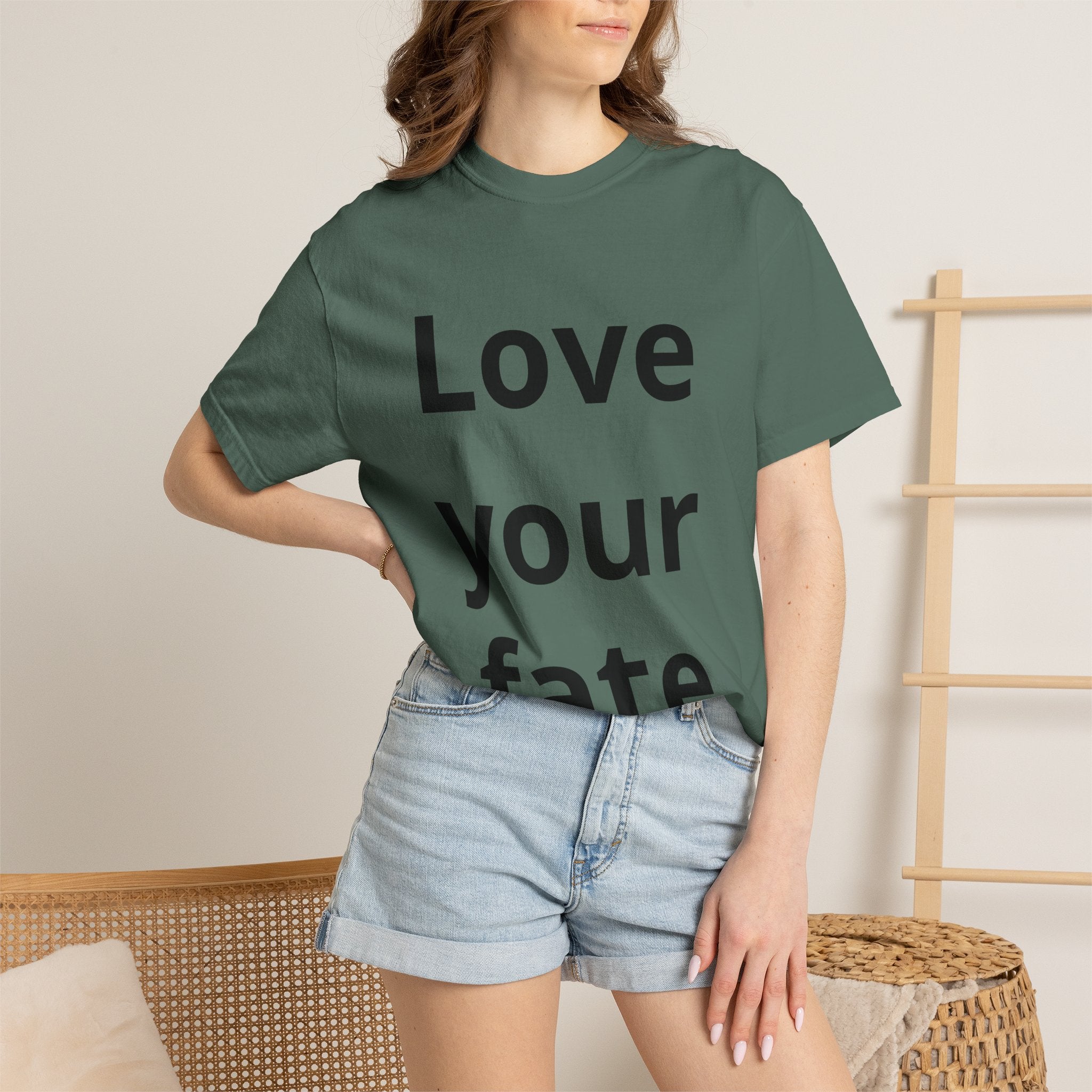 Love Your Fate T-Shirt — Minimal Inspirational Quote Tee