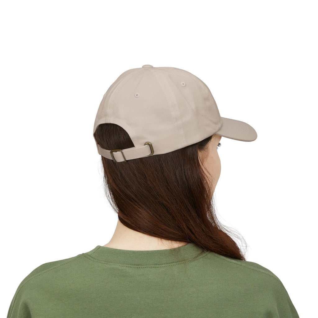 Love Your Fate Dad Cap – Minimal Embroidered White Baseball Hat