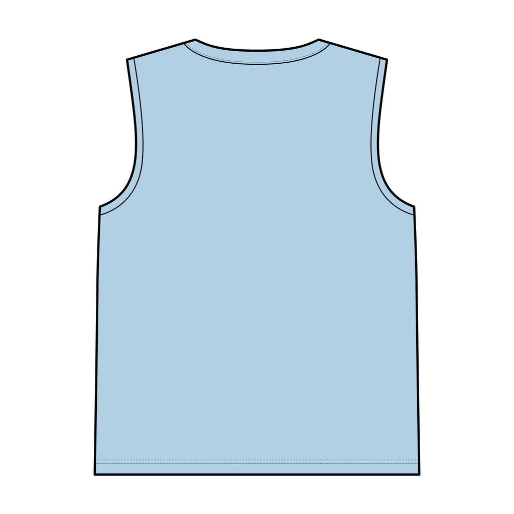 Garment-Dyed Tank Top — Vintage Washed Sleeveless Tee