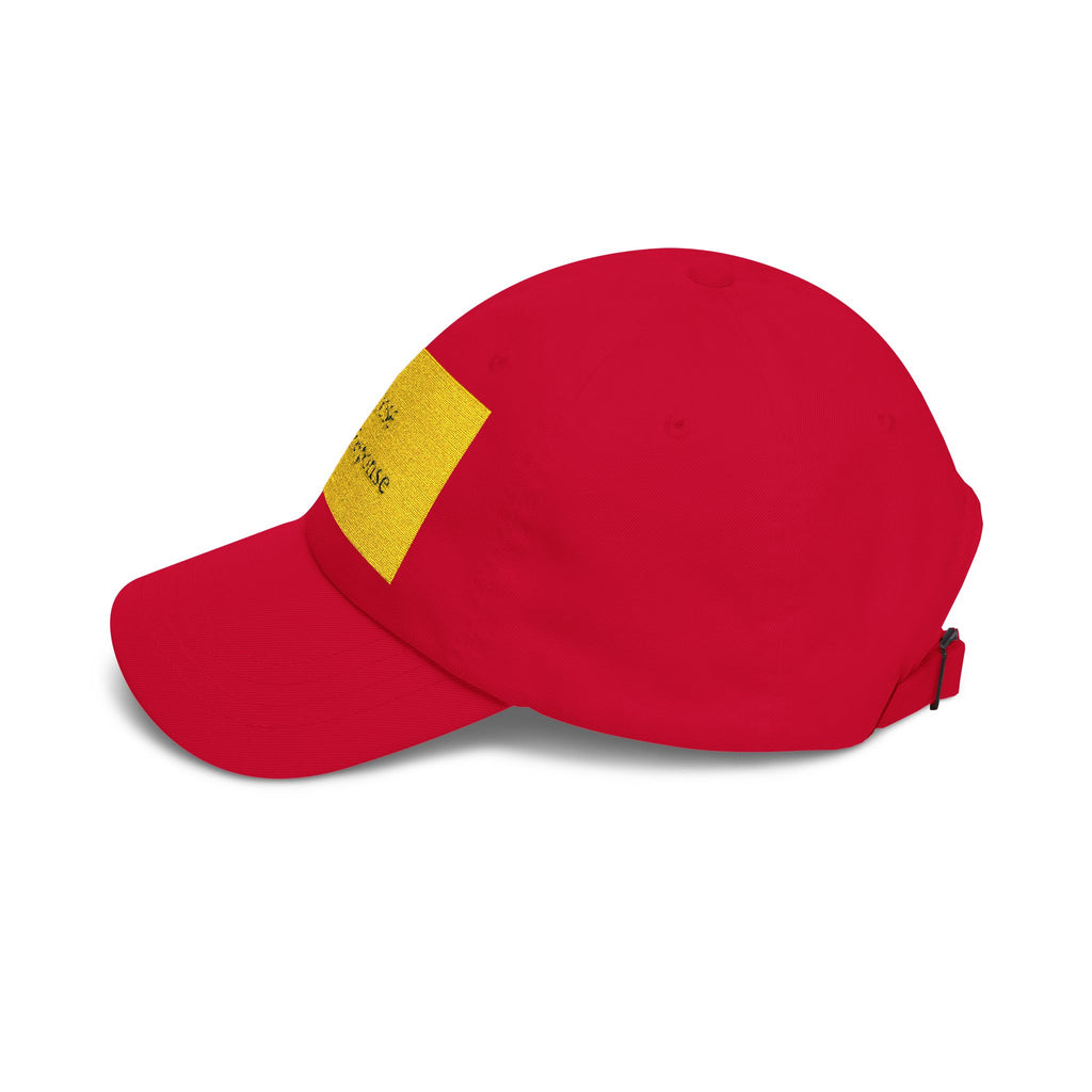 Choose Your Response Dad Cap – White Embroidered Baseball Hat