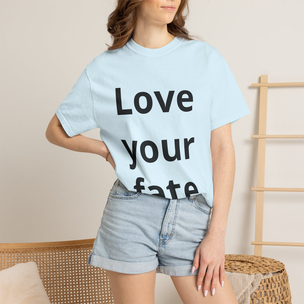 Love Your Fate T-Shirt — Minimal Inspirational Quote Tee