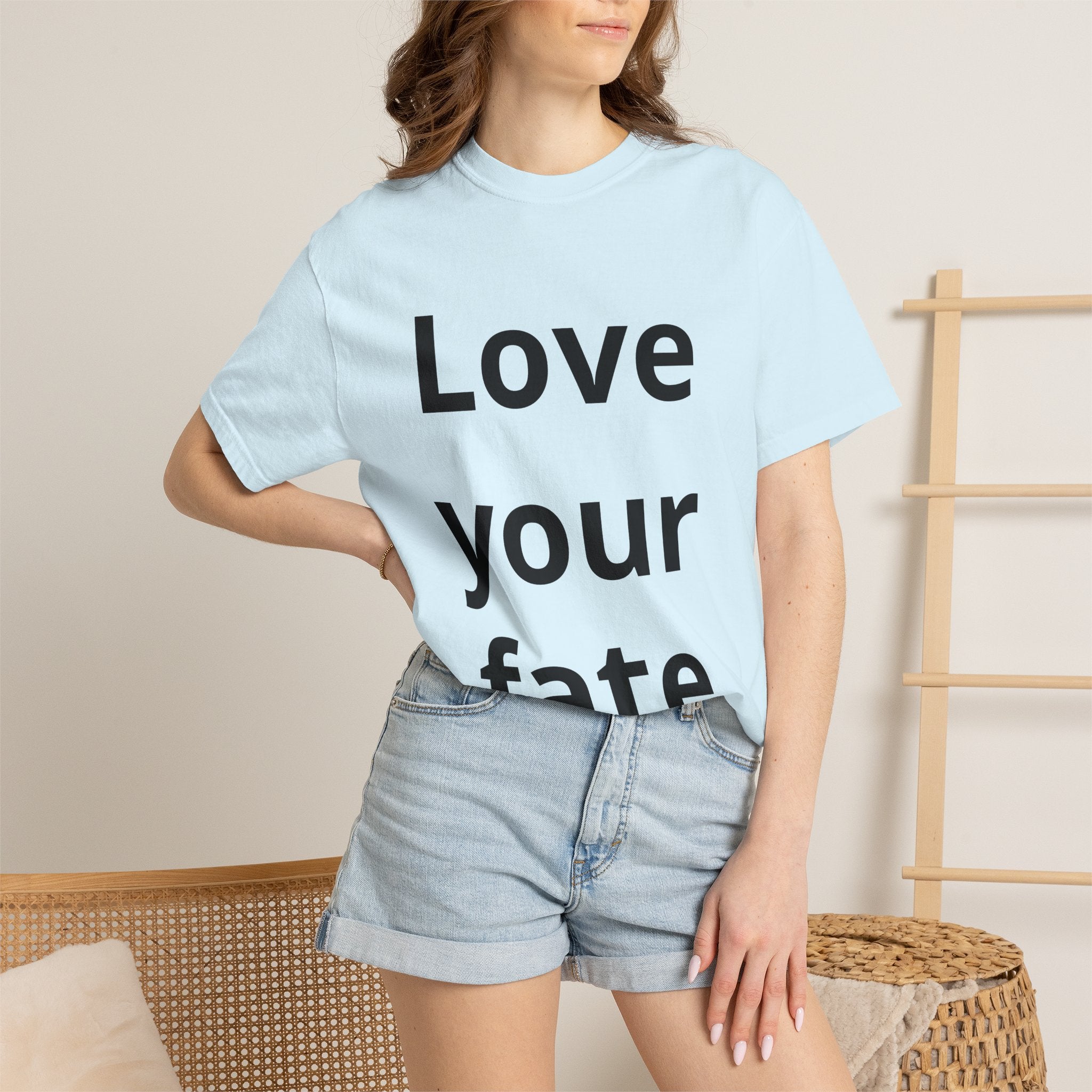 Love Your Fate T-Shirt — Minimal Inspirational Quote Tee