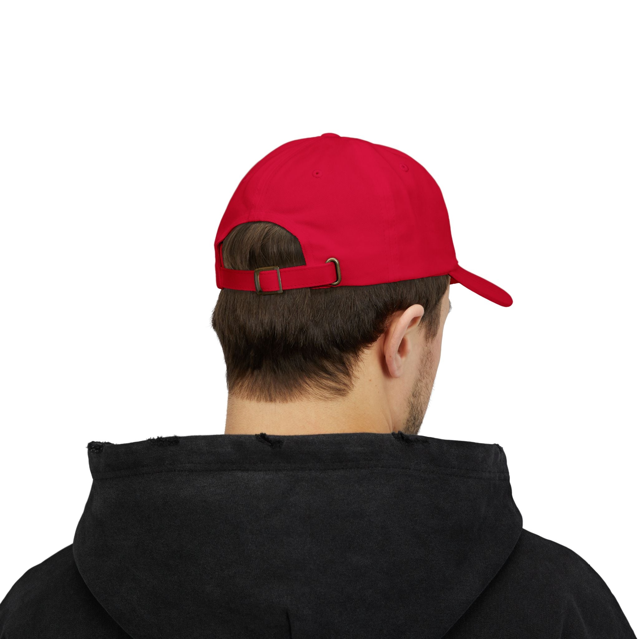 Dad Cap — "View From Above" Minimal Patch Baseball Hat