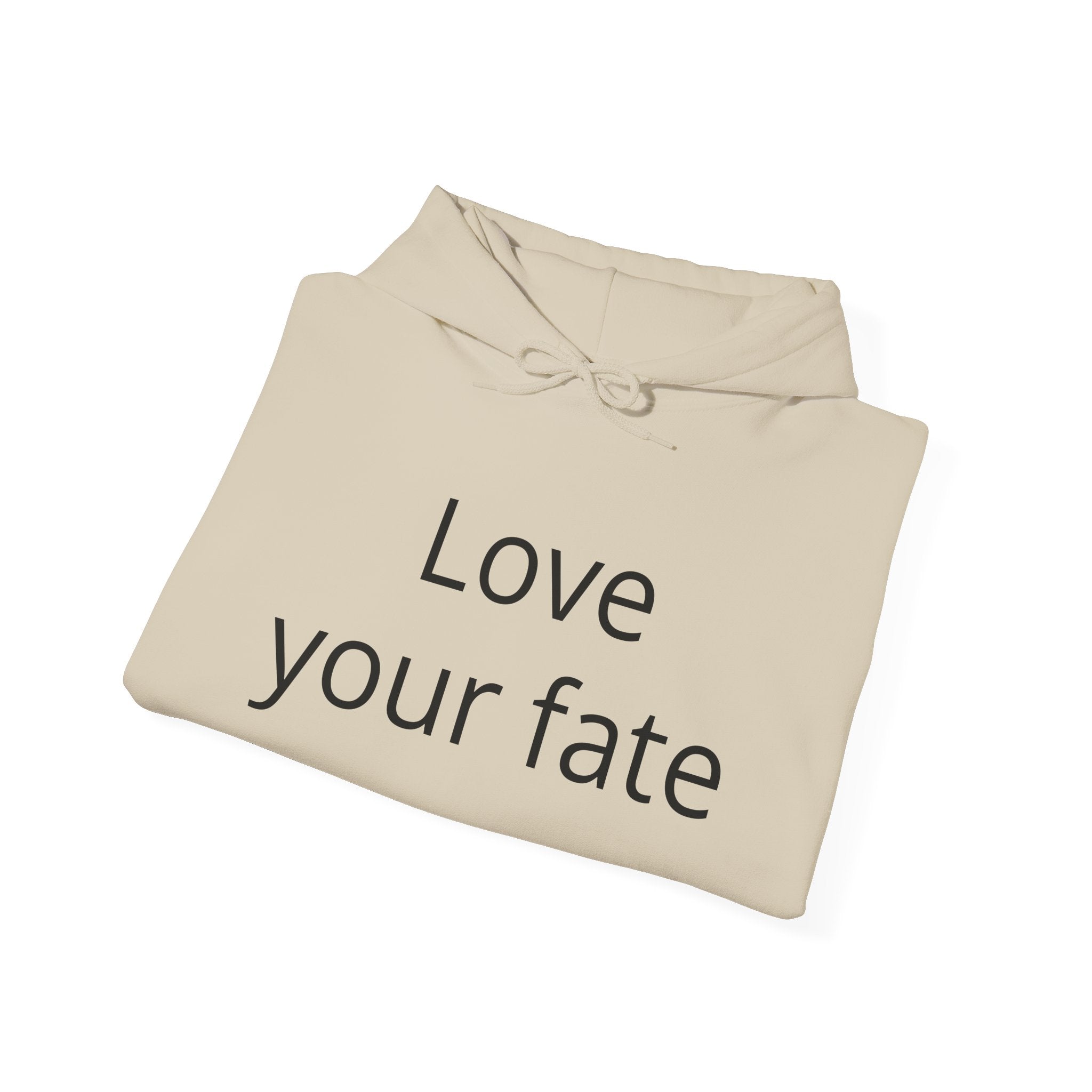 Love Your Fate Hoodie — Inspirational Minimalist Slogan Pullover