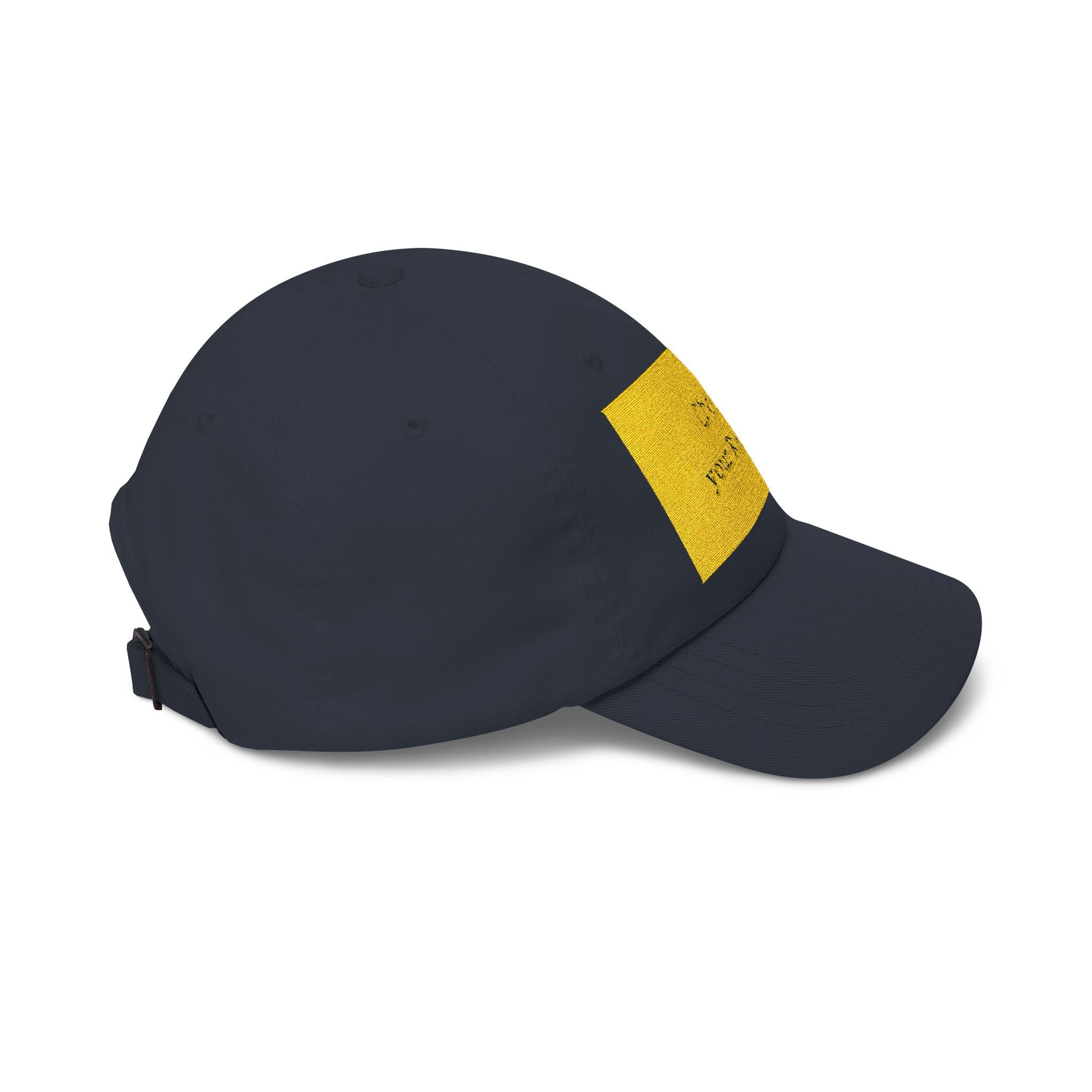 Choose Your Response Dad Cap – White Embroidered Baseball Hat