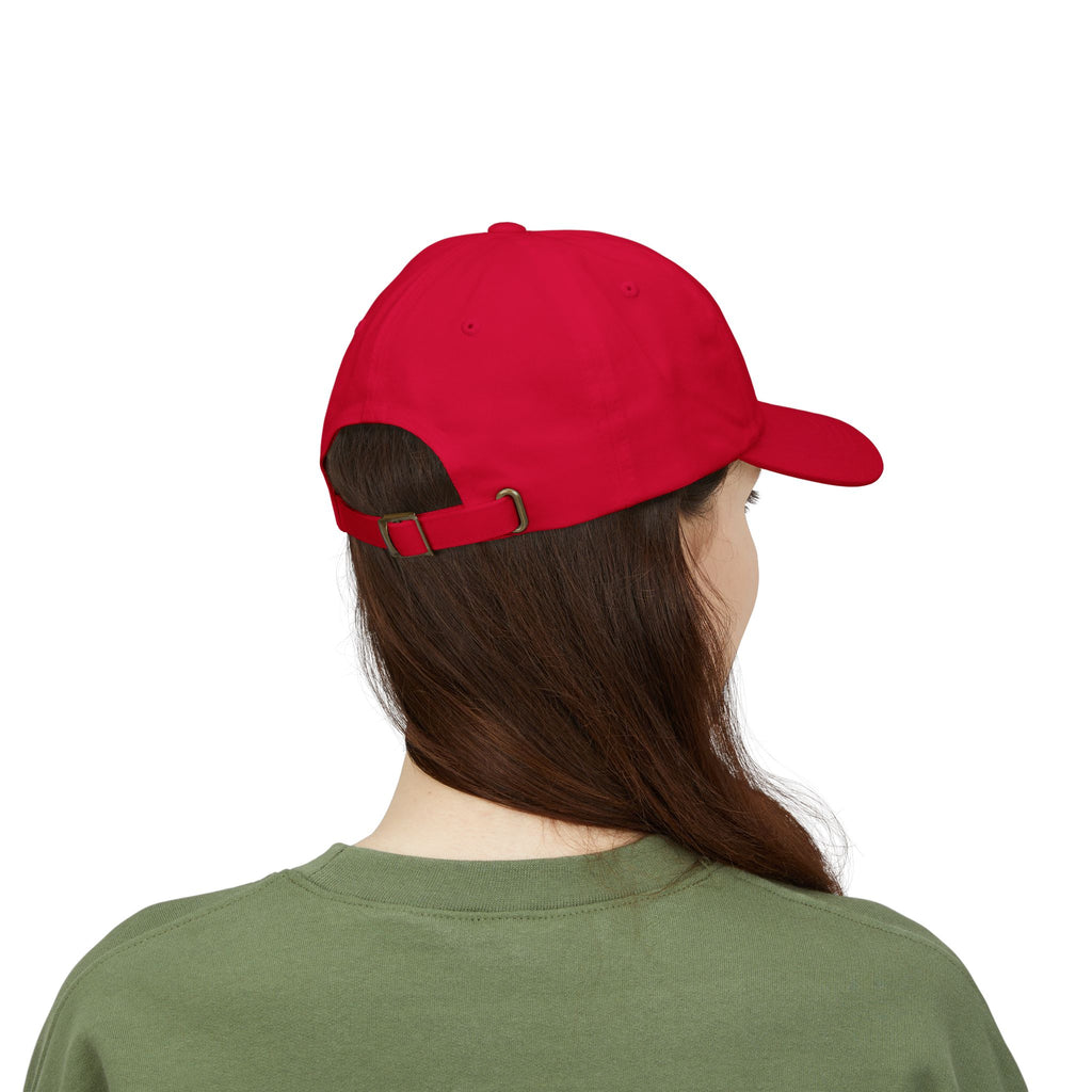 Love Your Fate Dad Cap – Minimal Embroidered White Baseball Hat