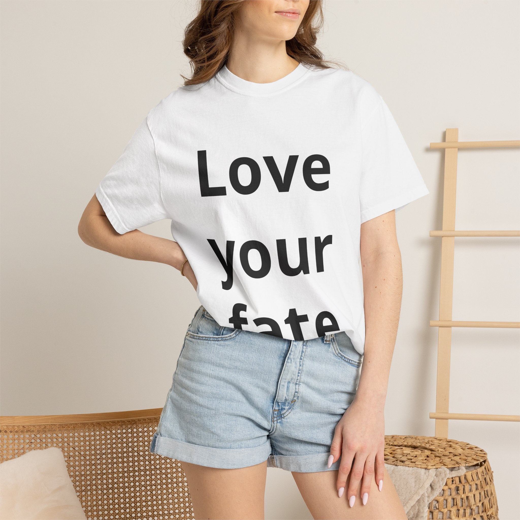 Love Your Fate T-Shirt — Minimal Inspirational Quote Tee