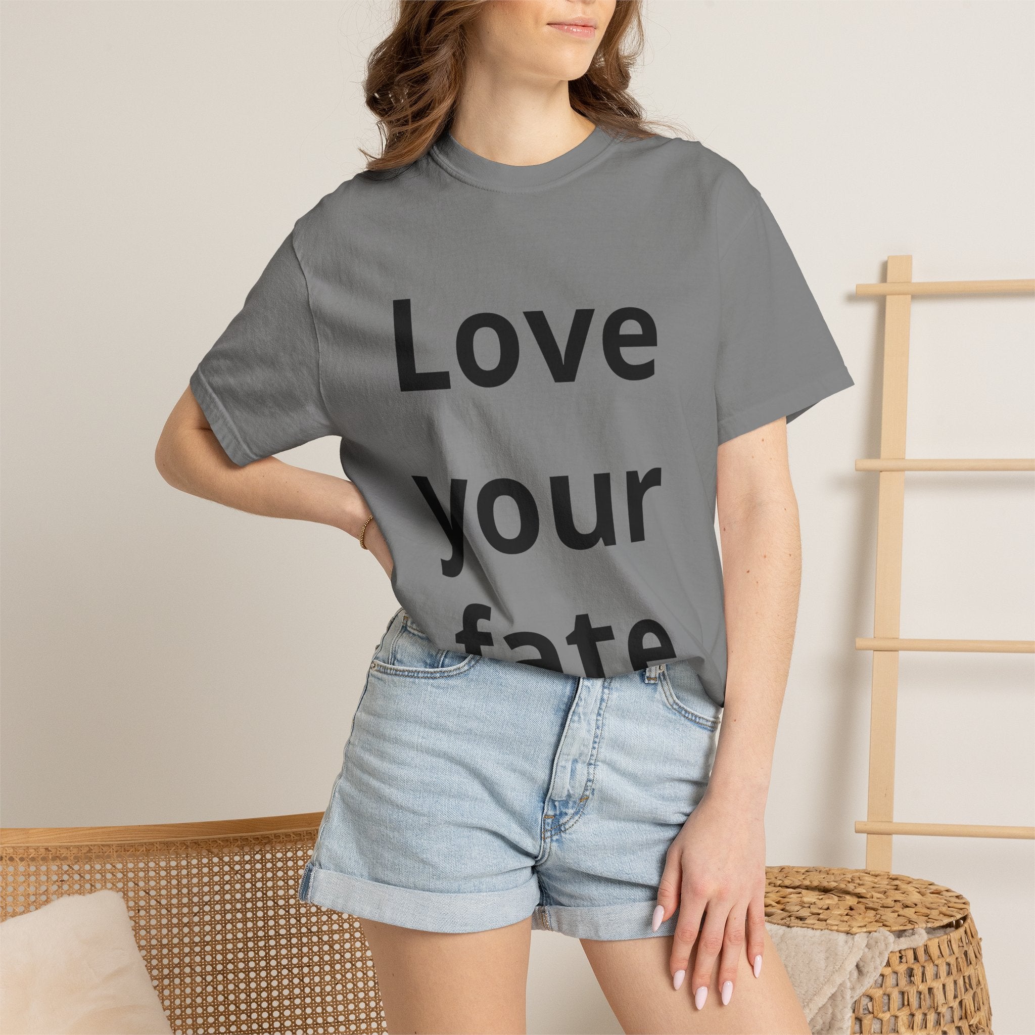 Love Your Fate T-Shirt — Minimal Inspirational Quote Tee