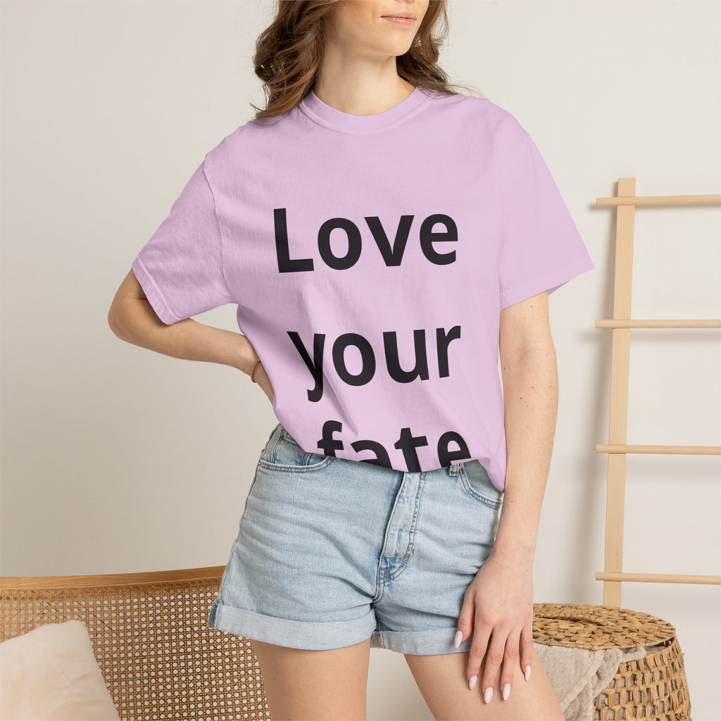 Love Your Fate T-Shirt — Minimal Inspirational Quote Tee