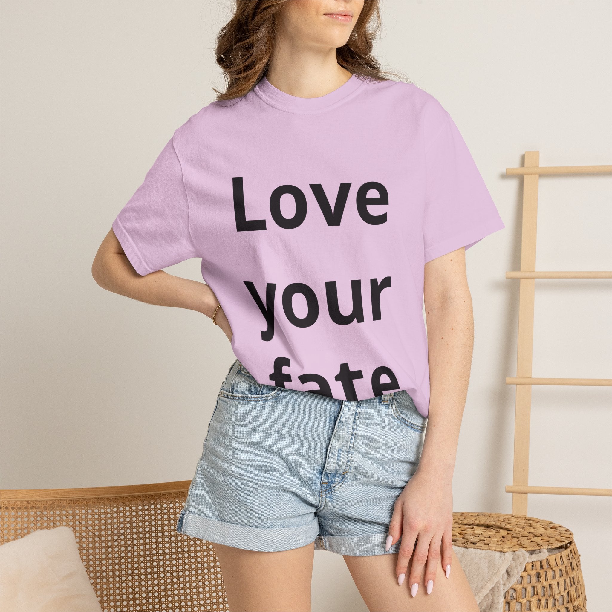Love Your Fate T-Shirt — Minimal Inspirational Quote Tee