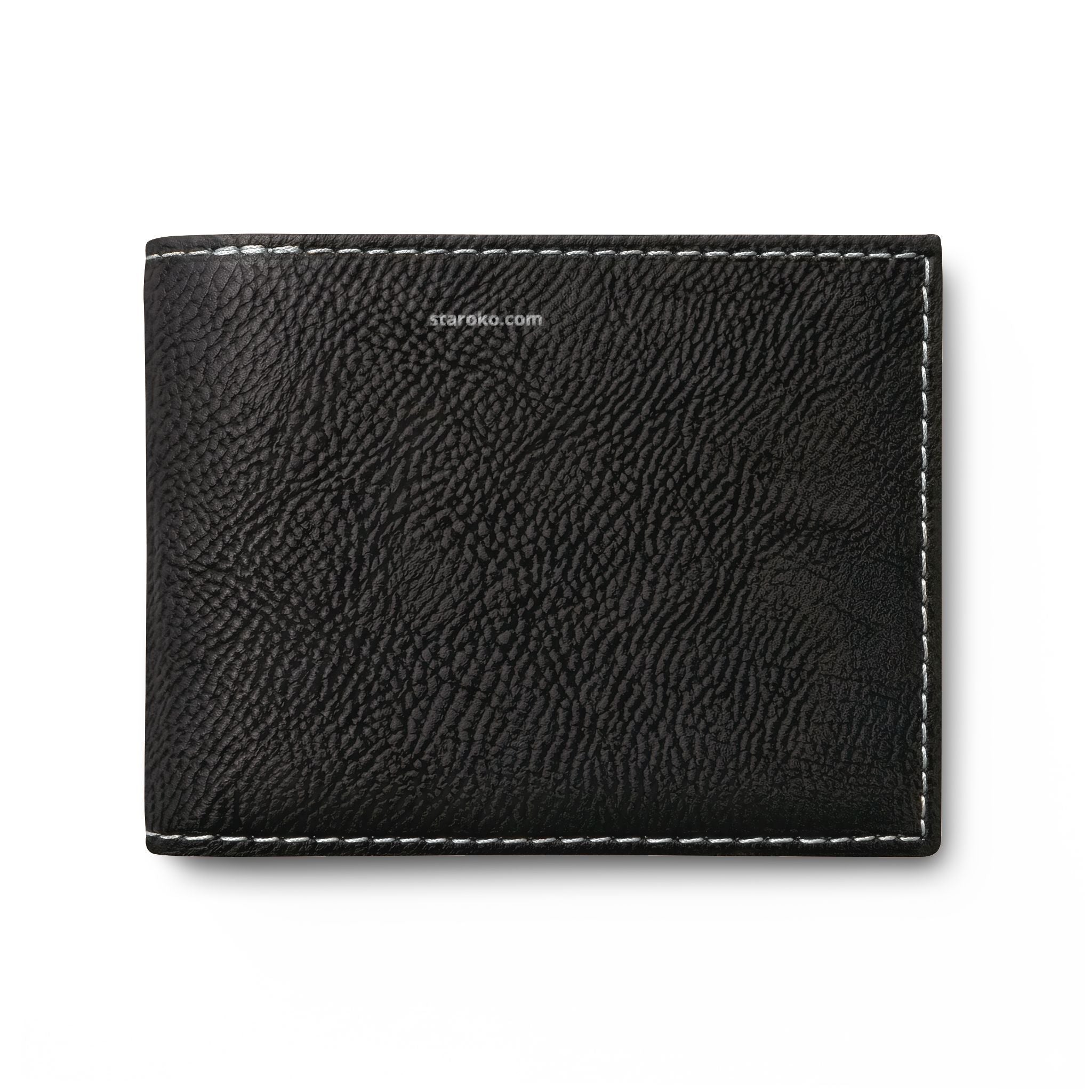Slim Bi-Fold Wallet — Minimal Leather Flip Wallet